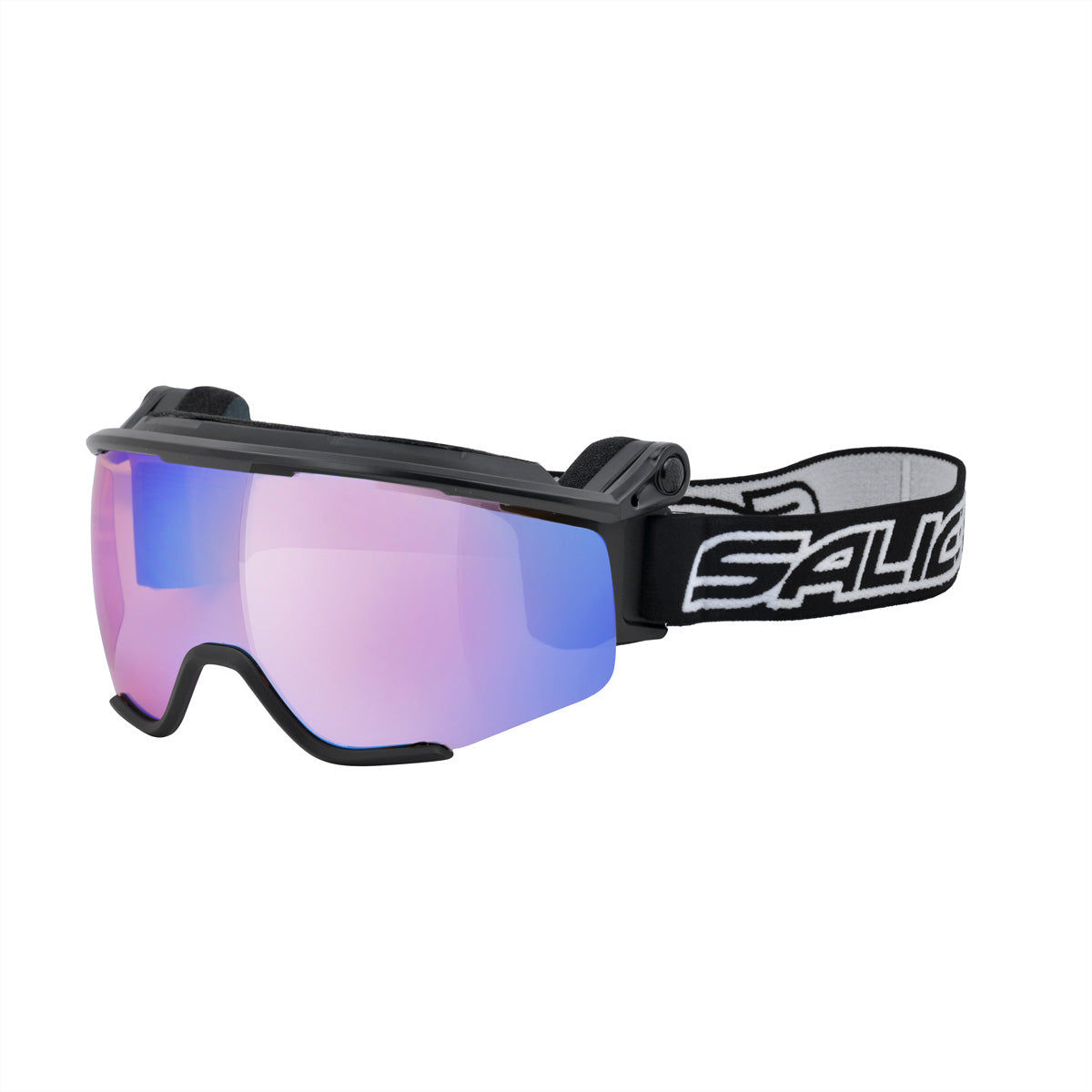 Salice Occhiali Schutzbrille 907RW – Gläser Violett, Verspiegelt, Rahmen Schwarz