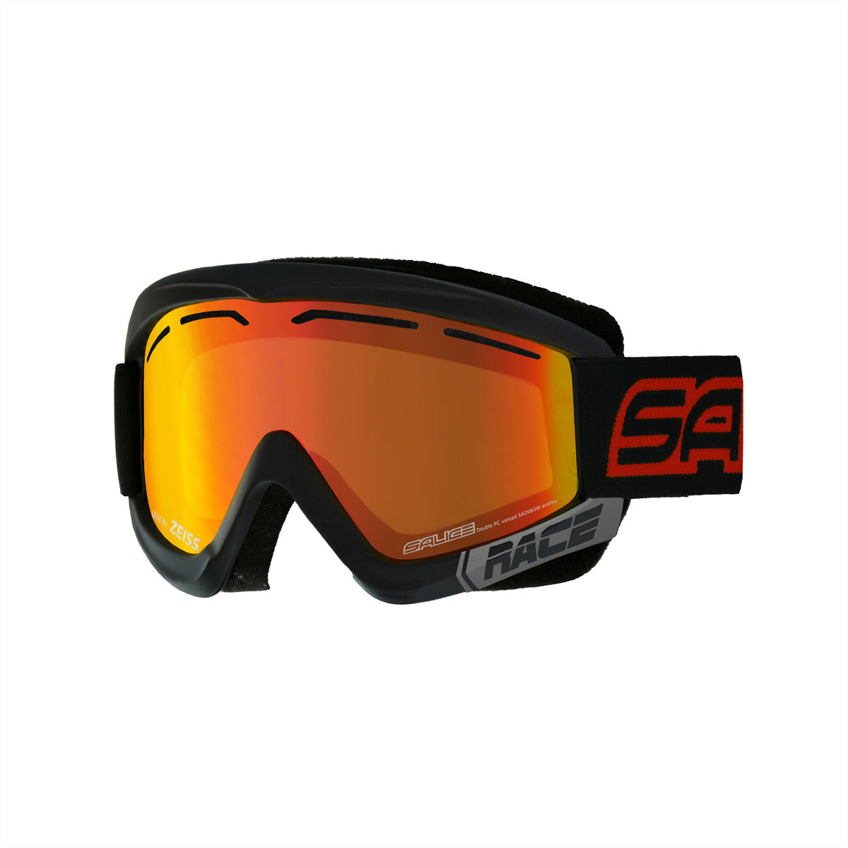 Salice Occhiali Schutzbrille 969DARWFV – Rote Gläser, Antibeschlag, 100 % UV-Schutz