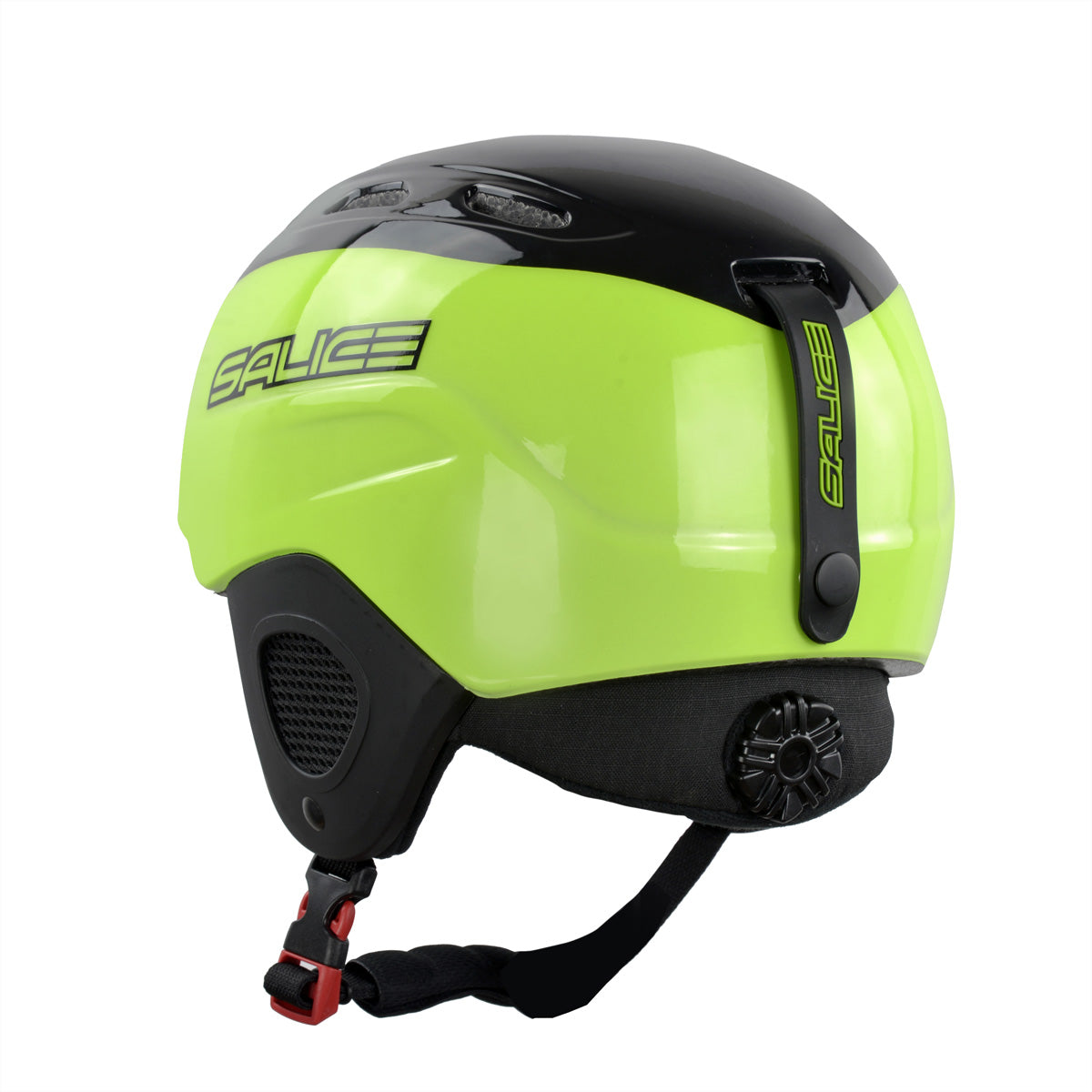 Salice occhiali Salice – Junior Skihelm – Grün, 48–56 cm, ABS, Fliegennetzeinsatz, 6 Lüftungsöffnungen