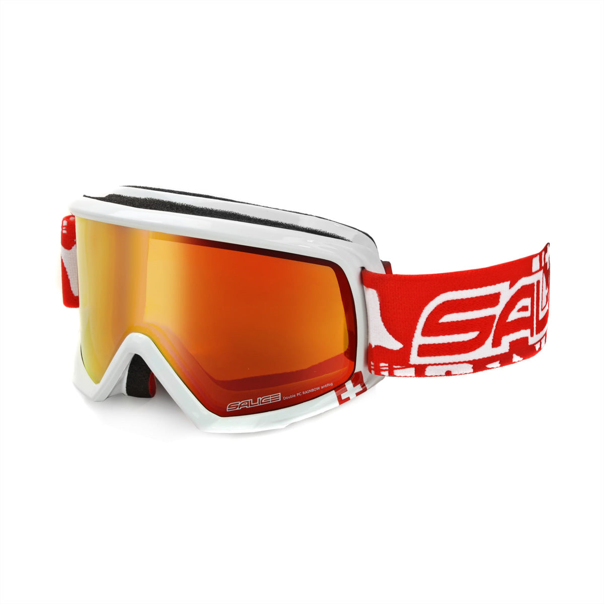 Salice Occhiali Schutzbrille – Rote Gläser, Antibeschlag, 100 % UV-Schutz
