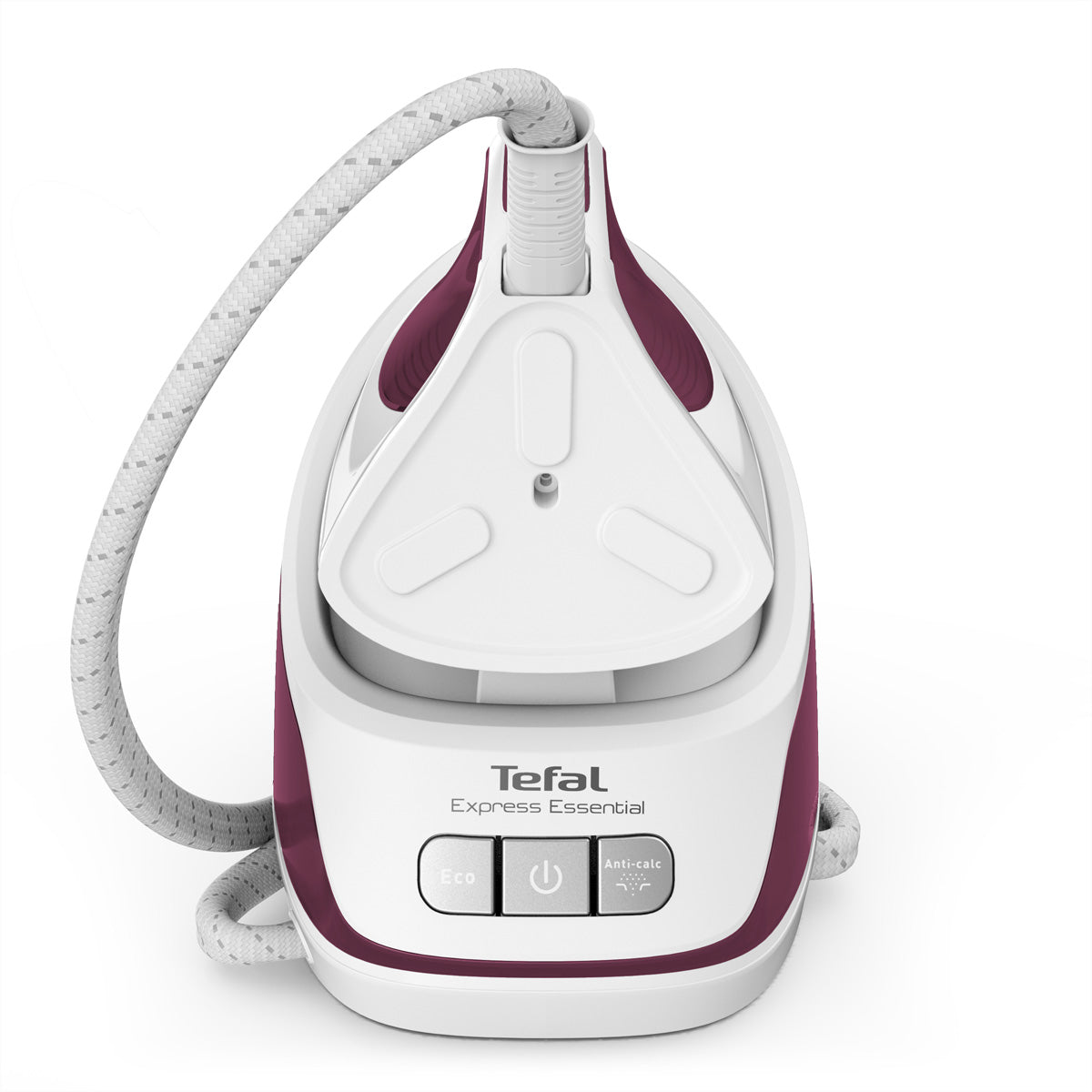 Tefal Dampfbügelstation Express Essential – 1,4 l Tank, 5,3 bar, 2400 W, violett/weiß