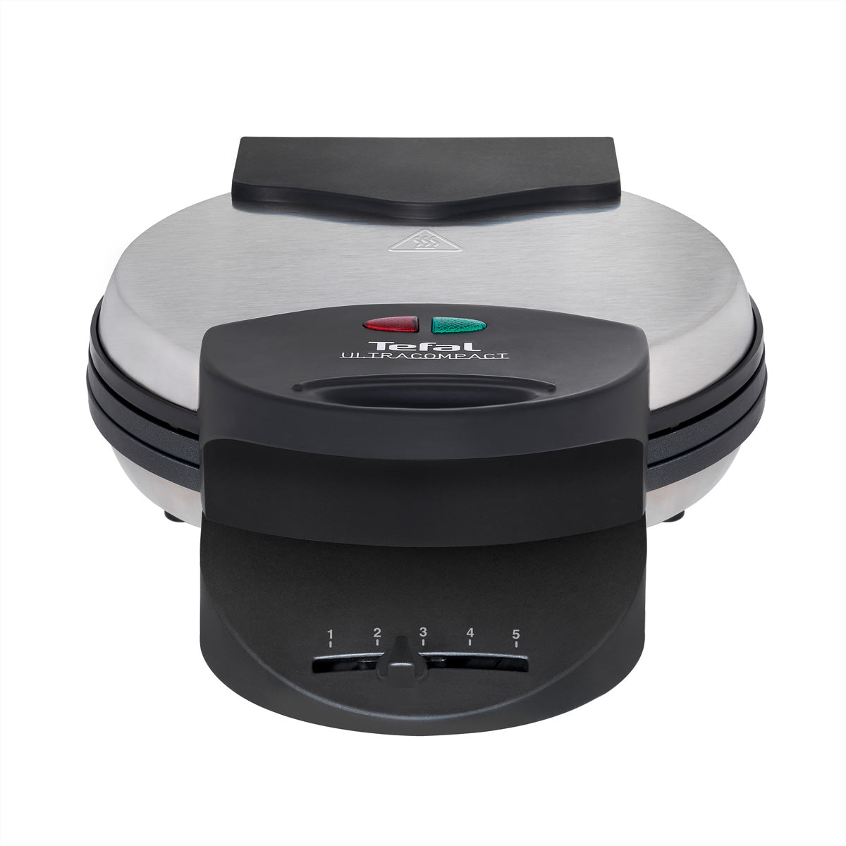 Tefal Waffeleisen – 5 Waffeln, Herzform, 1000 W, Antihaftbeschichtet – Schwarz/Edelstahl