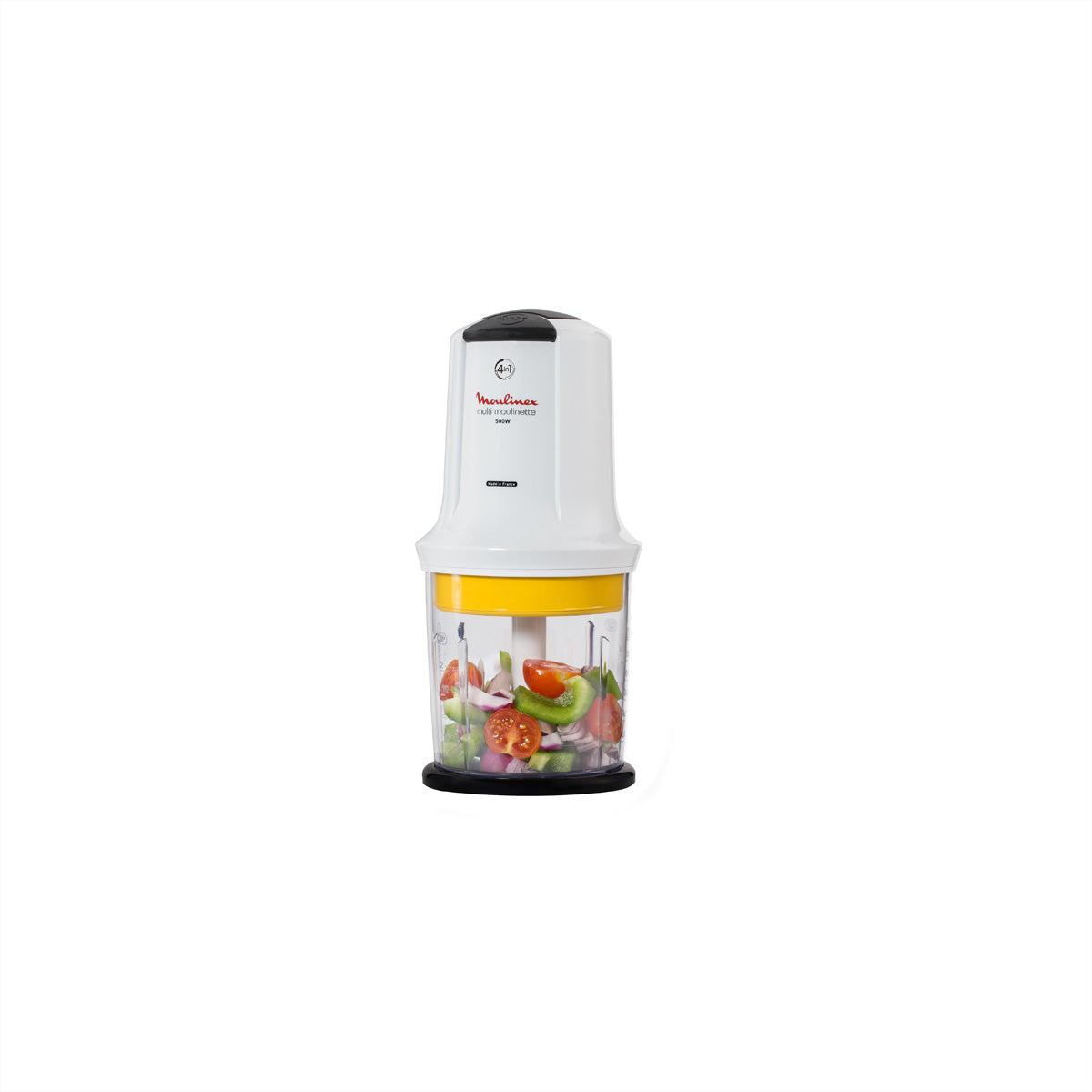 Moulinex Multimoulinette XXL 6in1 Standmixer – 500 ml, 500 W, 2 Geschwindigkeiten – Weiss