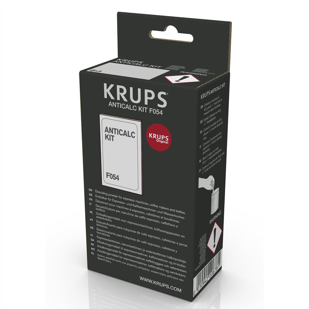 Krups Entkalker New Anticalc Kit – für Kaffeemaschinen, Pulver