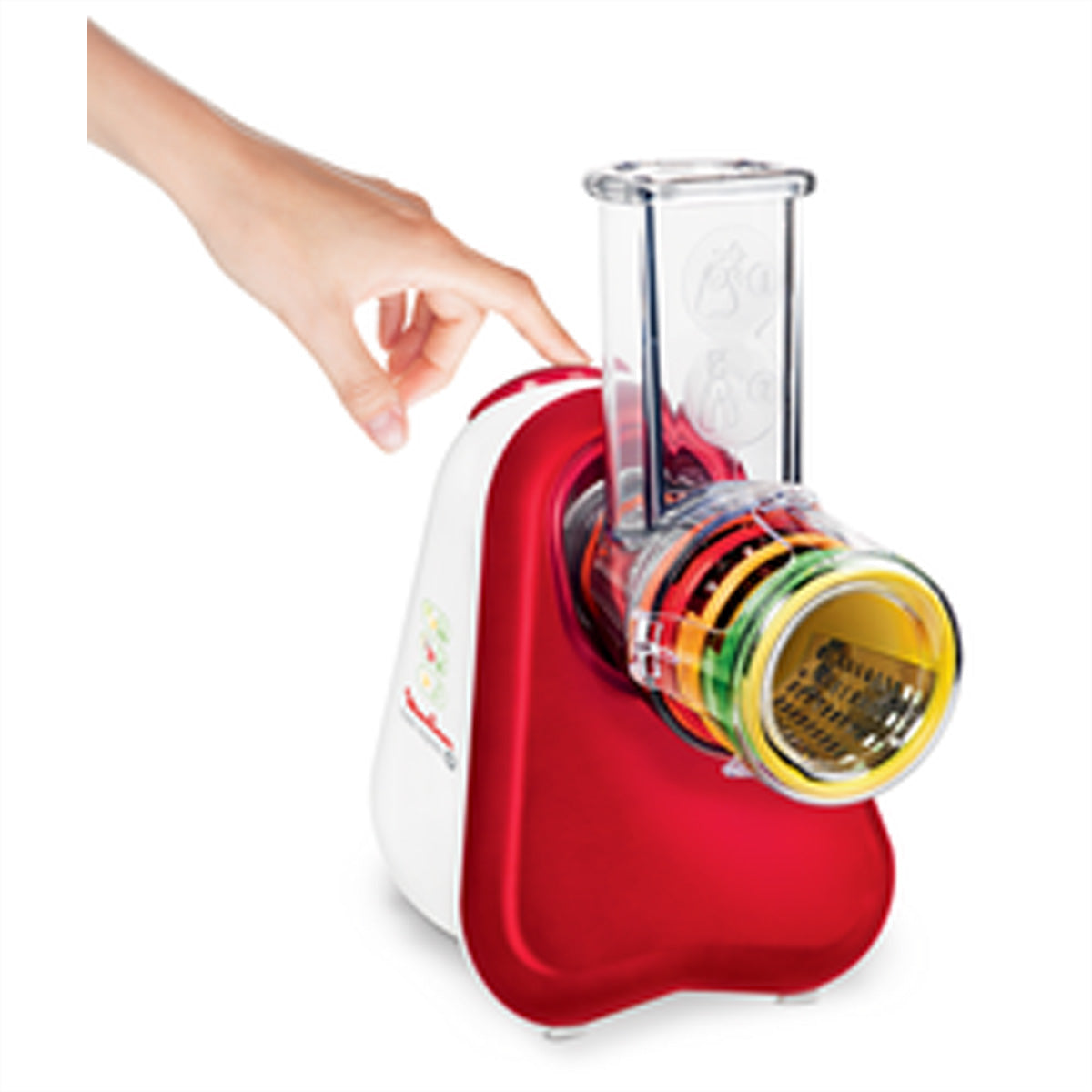 Moulinex Zerkleinerer Fresh Express Plus – 200 W – rot/weiss