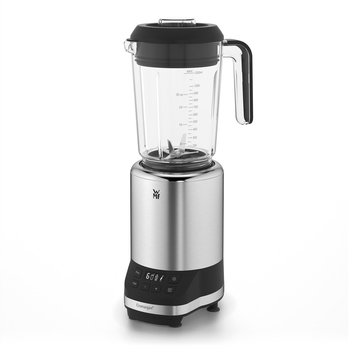 WMF Smoothie-Mixer kult X Mix & Go – 0,6 l, 300 W, To-Go – silber/schwarz