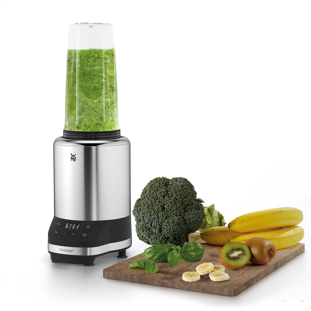WMF Smoothie-Mixer kult X Mix & Go – 0,6 l, 300 W, To-Go – silber/schwarz