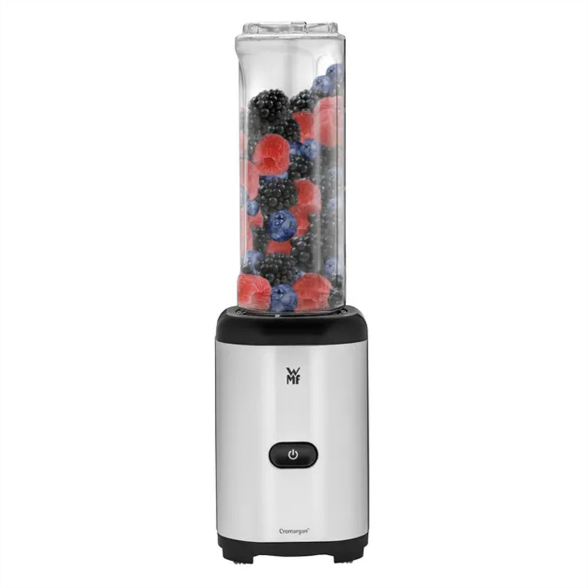 WMF Smoothie-Mixer kult X Mix & Go – 0,6 l, 300 W, To-Go – silber/schwarz