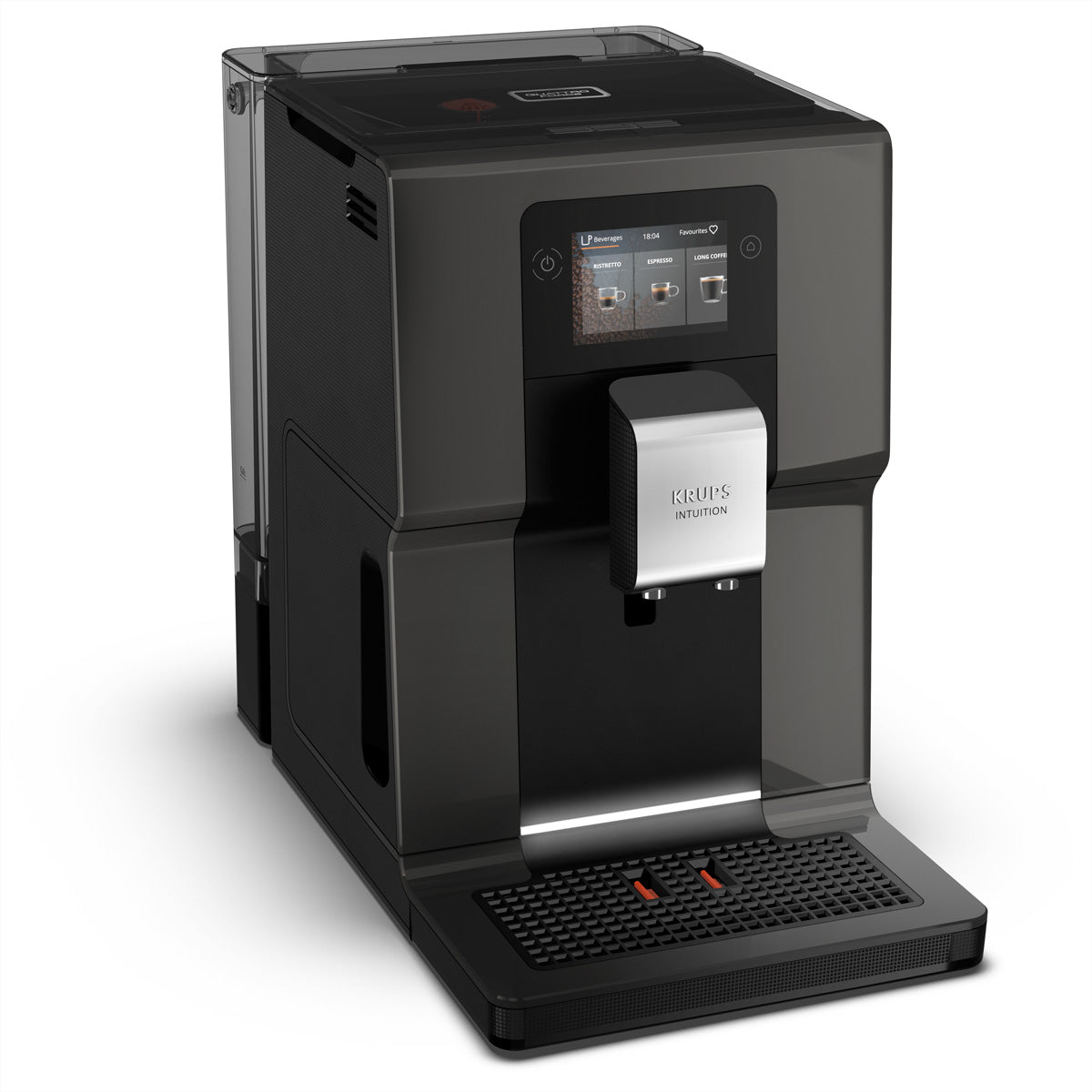 Krups Intuition Preference EA872B10 Kaffeevollautomat – 3 l, 250 g Bohnenbehälter, One-Touch Cappuccino-System