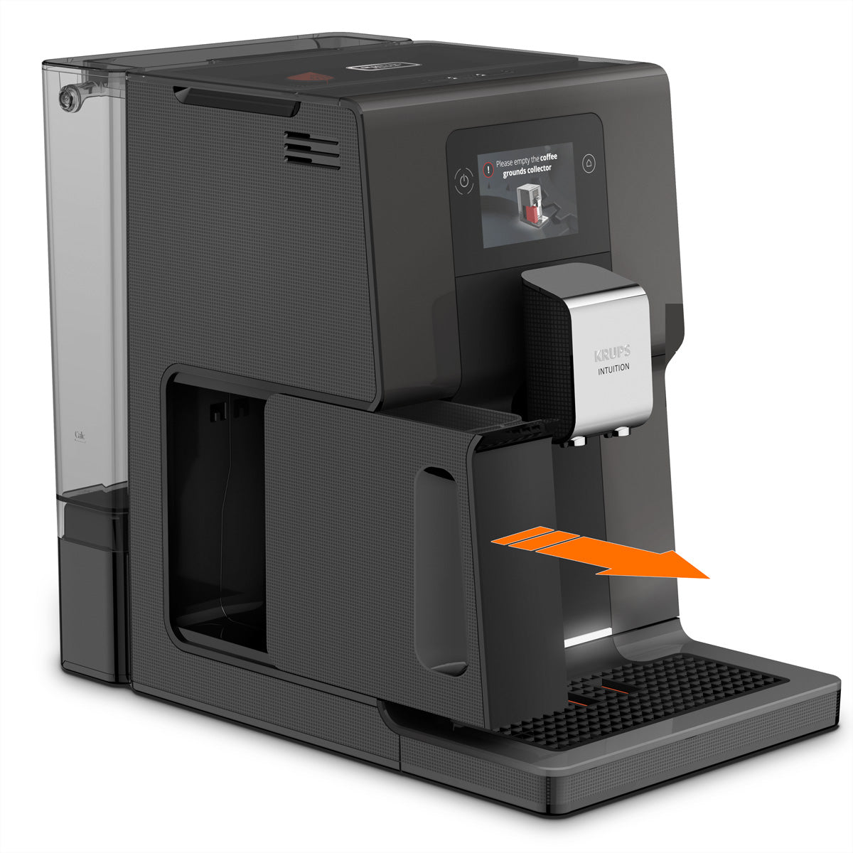 Krups Intuition Preference EA872B10 Kaffeevollautomat – 3 l, 250 g Bohnenbehälter, One-Touch Cappuccino-System
