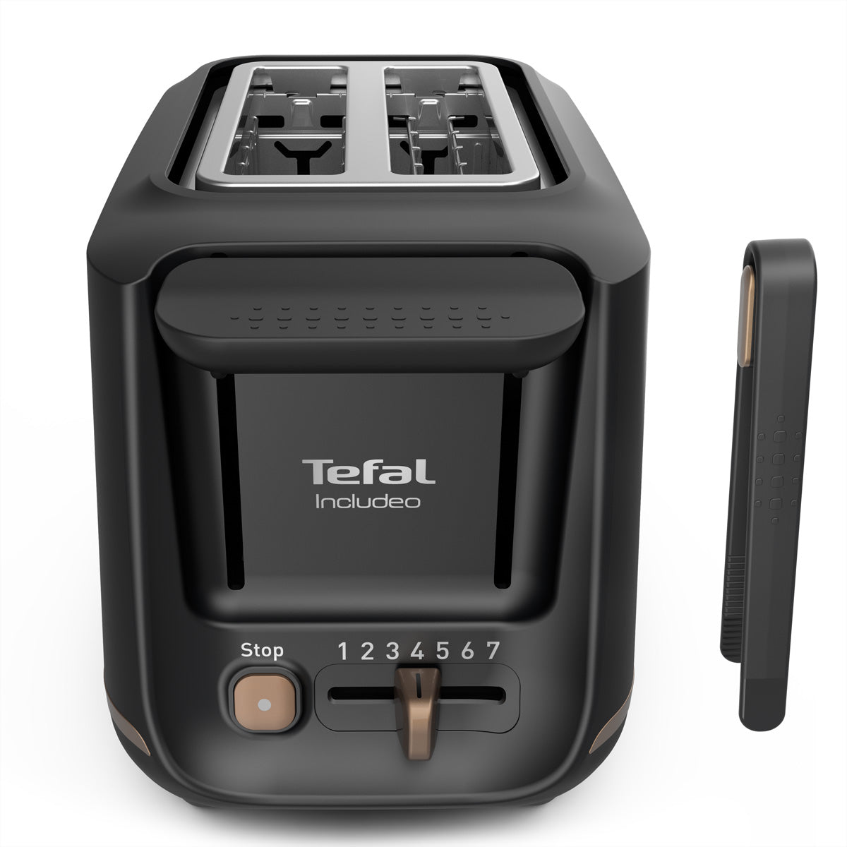 Tefal Toaster Includeo TT533811 – 2 Scheiben, 7 Bräunungsstufen, 850 W – schwarz