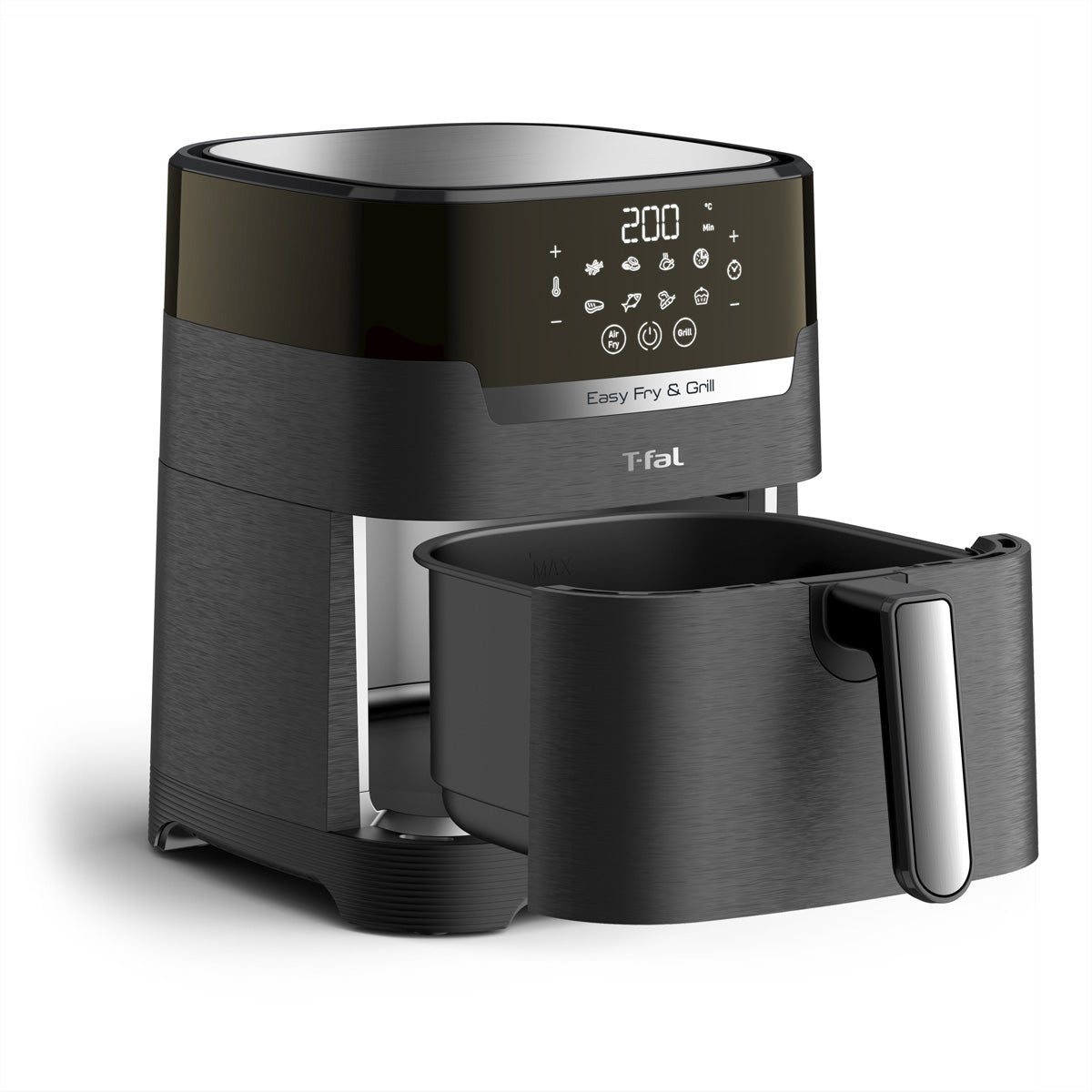 Tefal Heissluftfritteuse EY505815 – 4,2 l, Grill & Heissluft, 1550 W – Schwarz