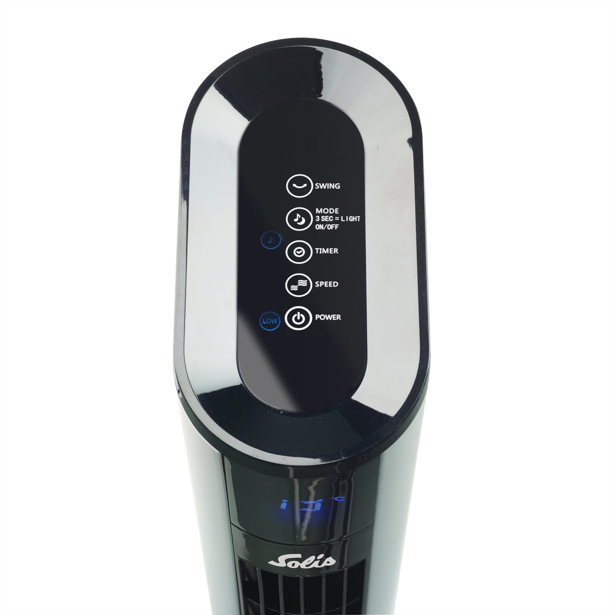 Solis Turmventilator Easy Breezy 757 – 50 W, 3 Stufen, oszillierend, Timer, Fernbedienung, 44,8 dB