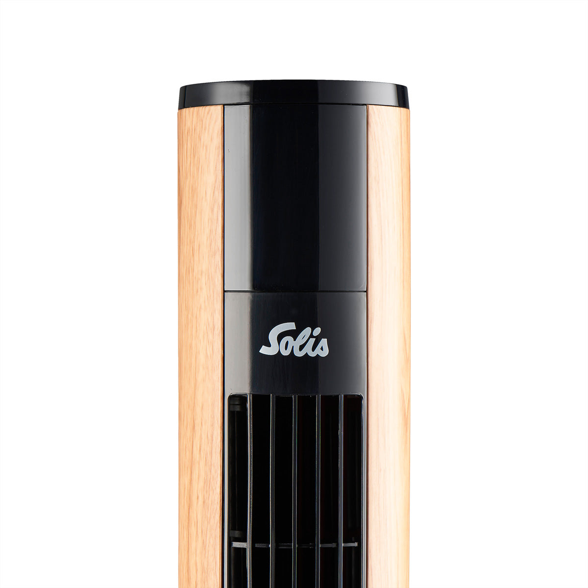 Solis Turmventilator Easy Breezy 757 – 50 W, 3 Stufen, oszillierend, Timer, Fernbedienung, 44,8 dB, Holz