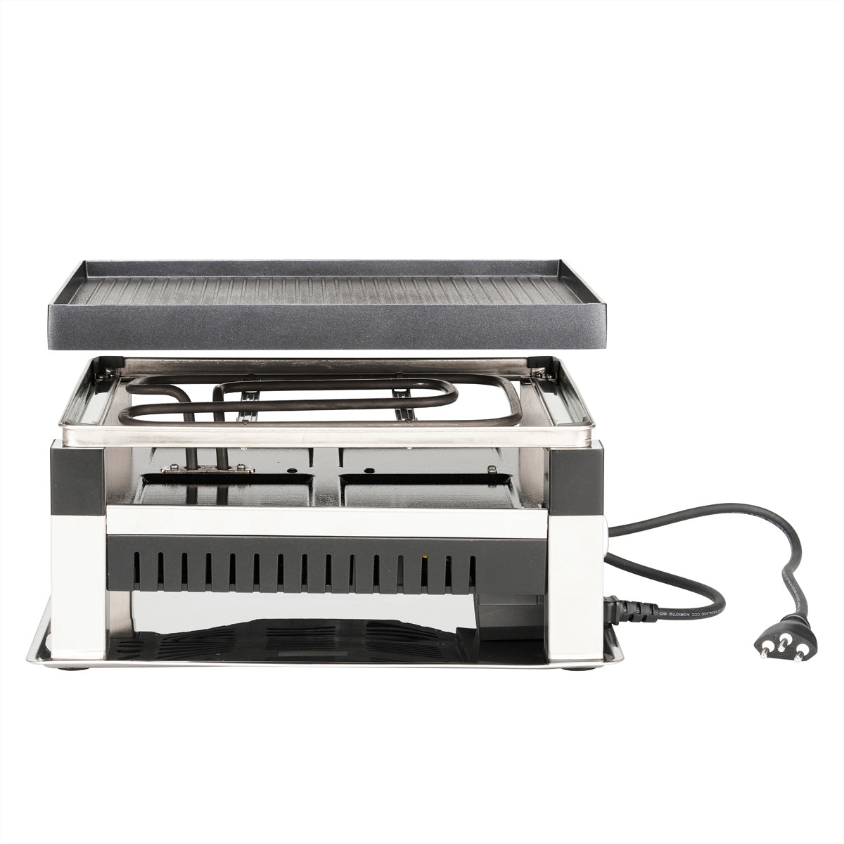 Solis Tischgrill 7910 – 4 Personen, Antihaftbeschichtet, 1020 W – Schwarz/Edelstahl