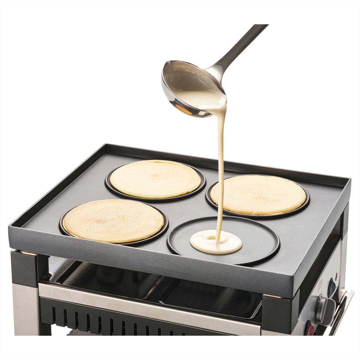 Solis Tischgrill 7910 – 4 Personen, Antihaftbeschichtet, 1020 W – Schwarz/Edelstahl