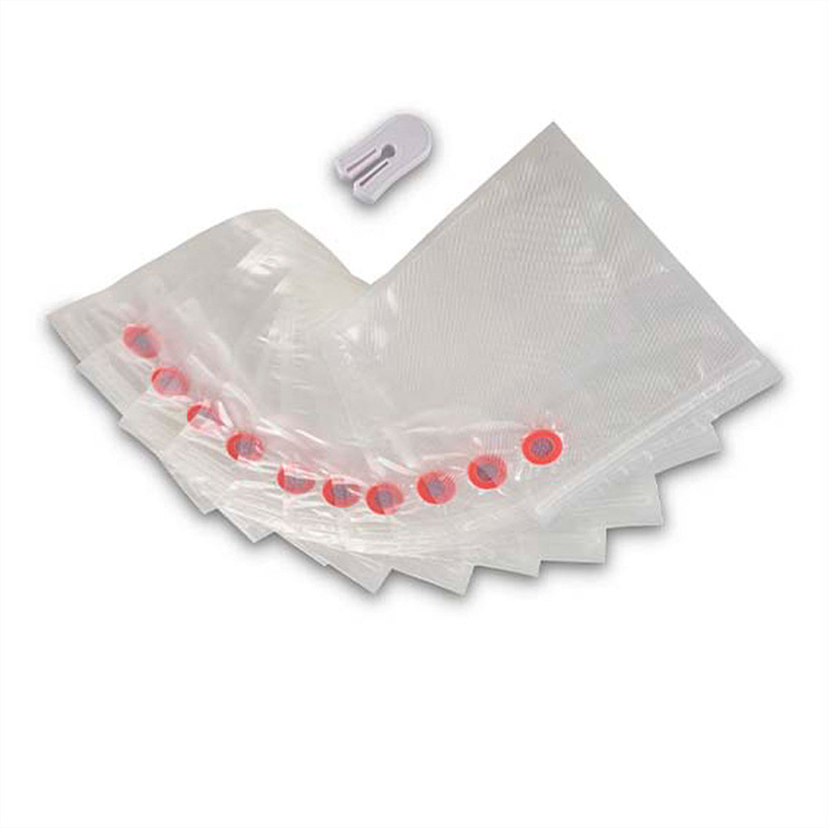 Solis Vakuumierbeutel Zip Starter Kit – 20 × 23 cm (3x), 26 × 35 cm (2x), 5 Beutel