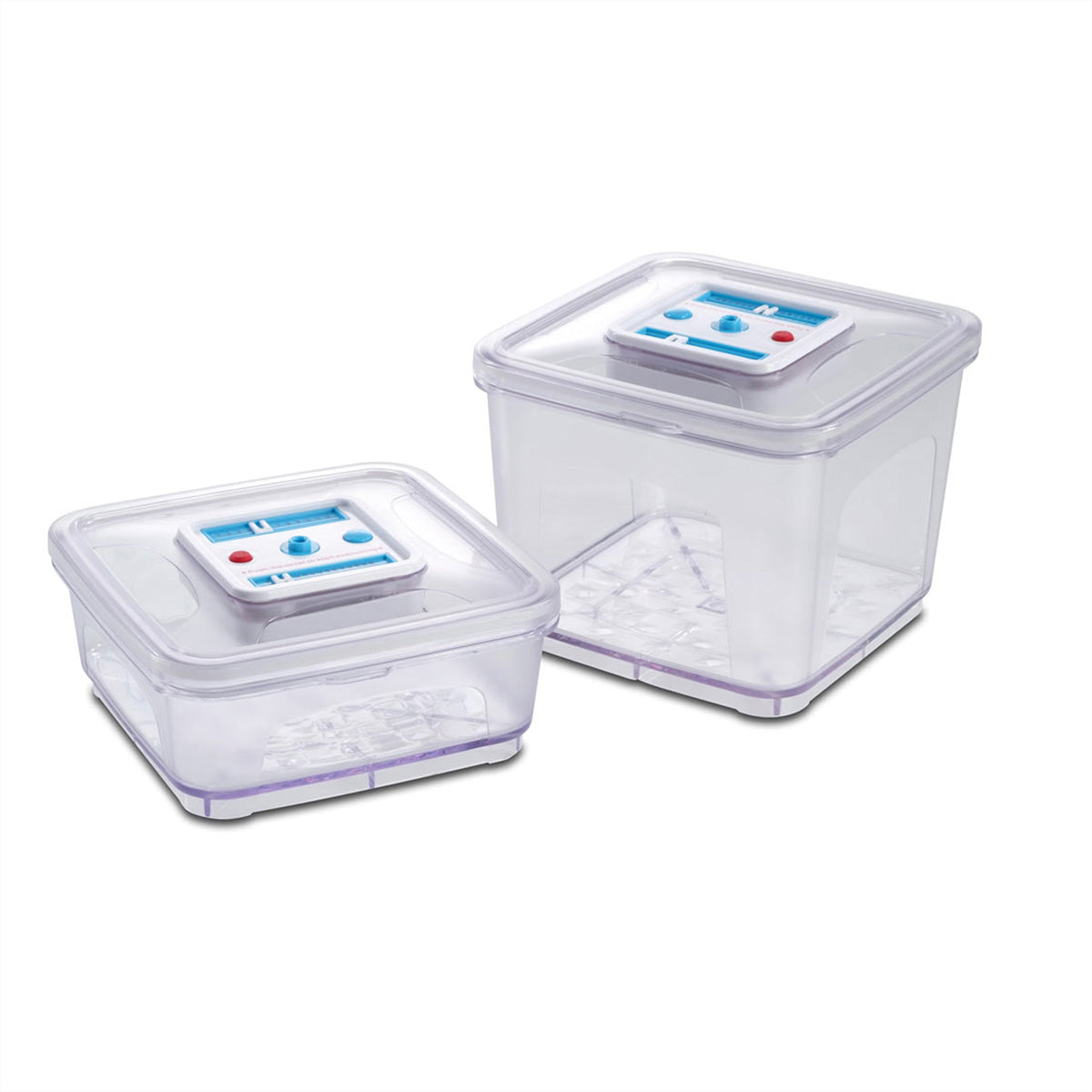 Solis Vakuumbehälter 922.79 – quadratisch, 1000 ml / 2800 ml, 2 Stk.