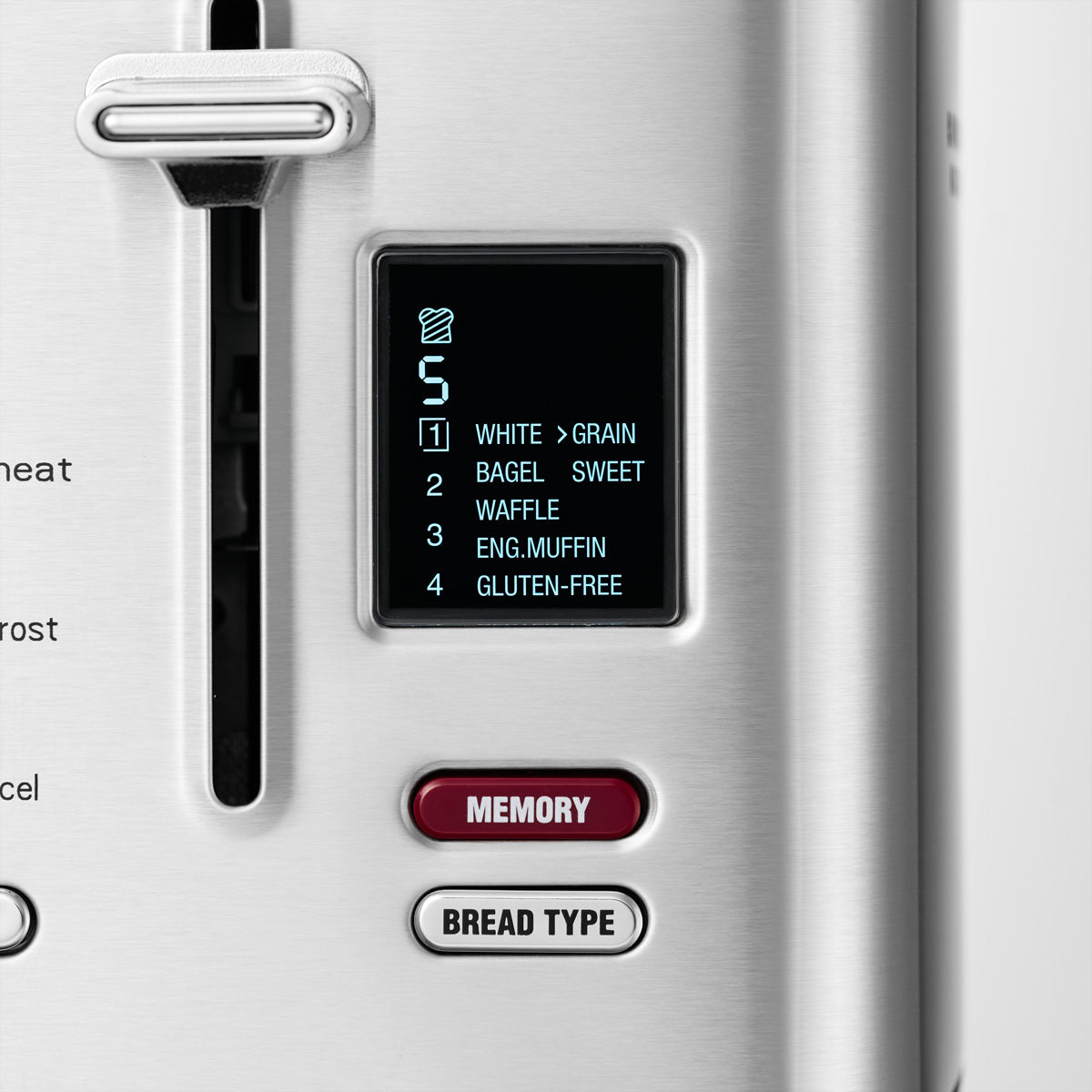 Solis Toaster Flex 8004 – 2 Toasts, 7 Bräunungsgrade, 950 W – silber/edelstahl