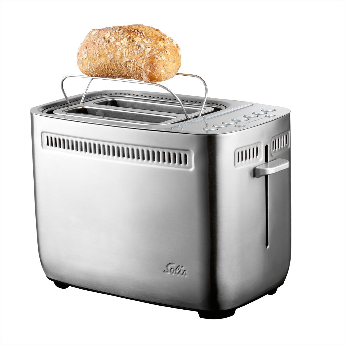 Solis Sandwichtoaster 8003 – 1635 W, 2 Scheiben, 7 Bräunungsstufen – Edelstahl