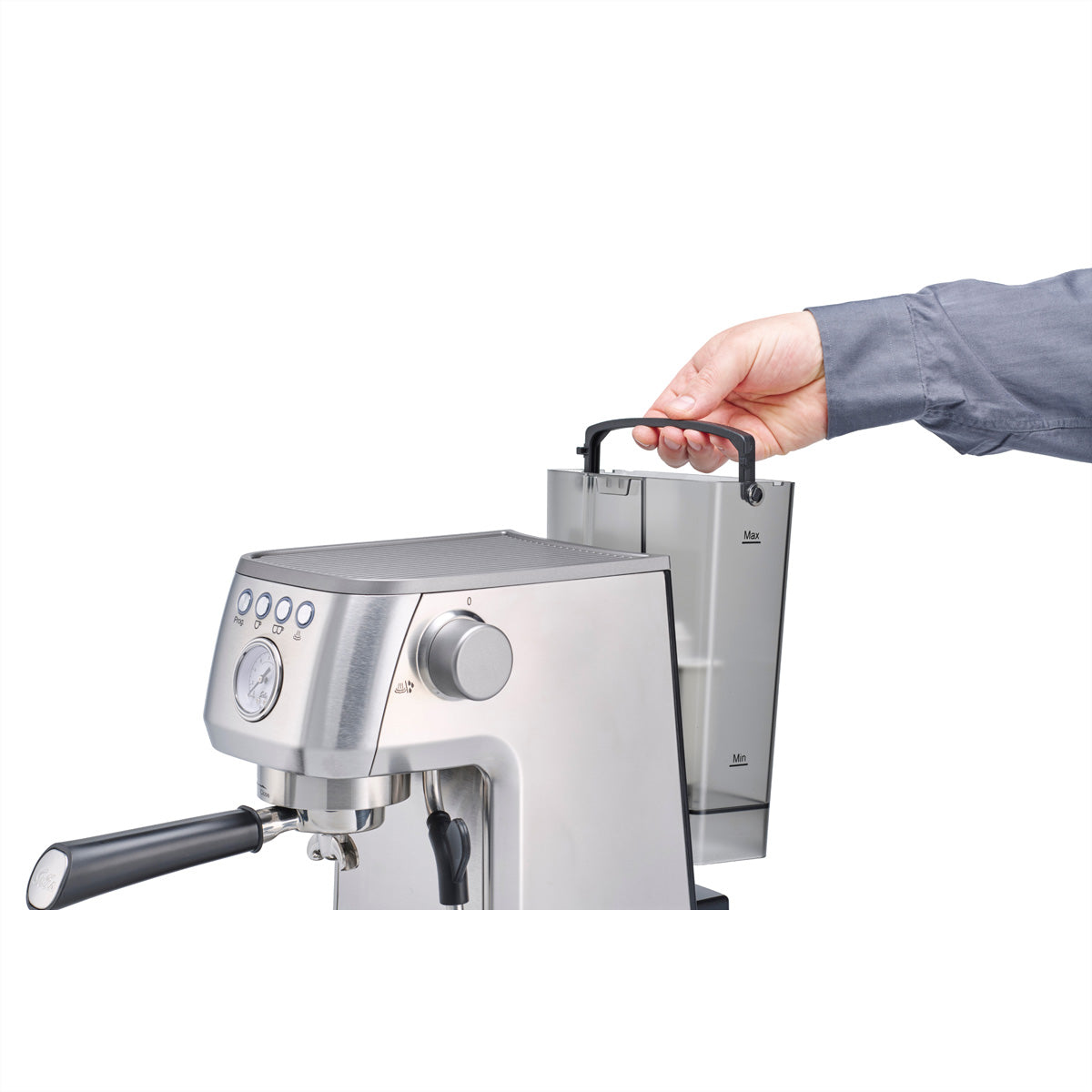 Solis Barista Perfetta+ 1170 Espressomaschine (Siebträger) – 15 bar, 1,7 l, Dampfdüse, 18,7 × 32,1 × 37,2 cm