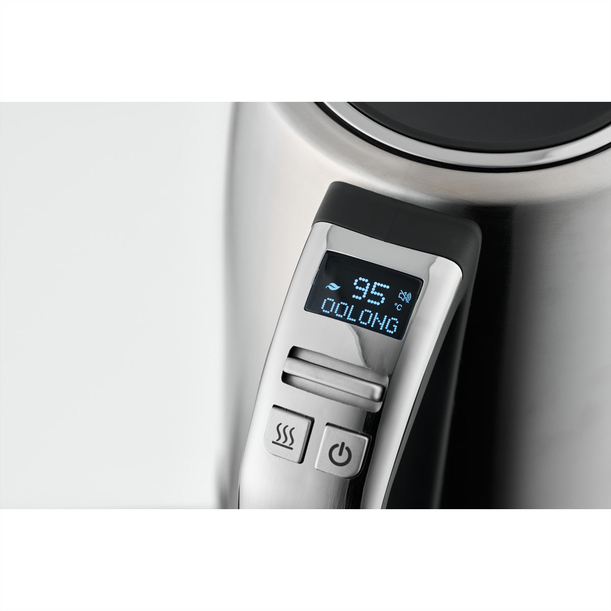 Solis Wasserkocher Flexi Temp SEV 5519 – 1,8 l, Edelstahl, Warmhalten (30 min), 2200 W