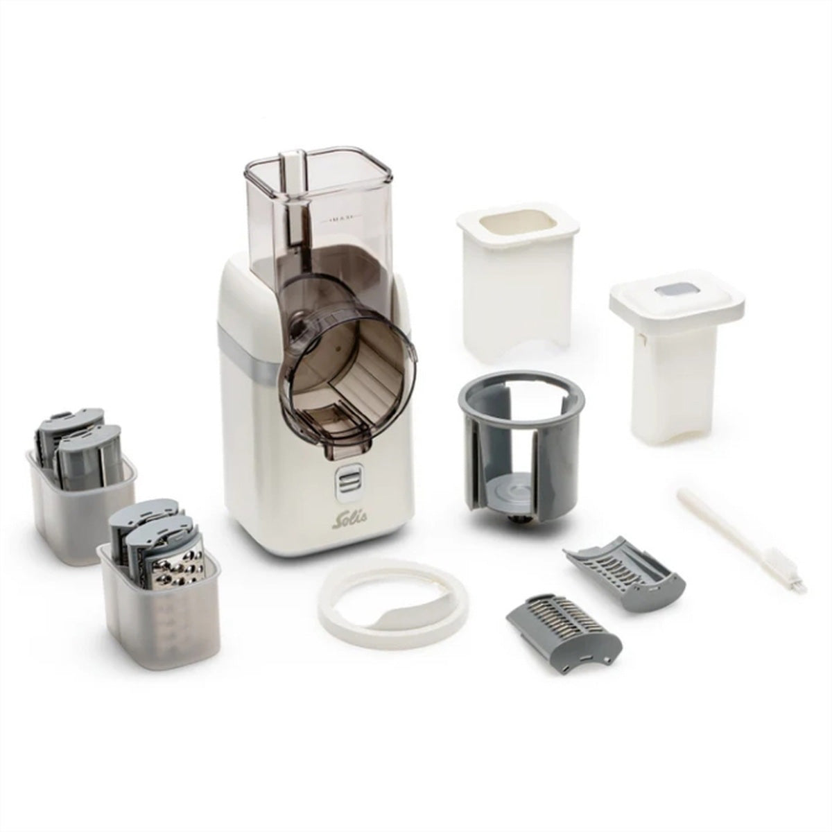 Solis Allesschneider Typ 8402 – 80 W, Kunststoff – Weiss