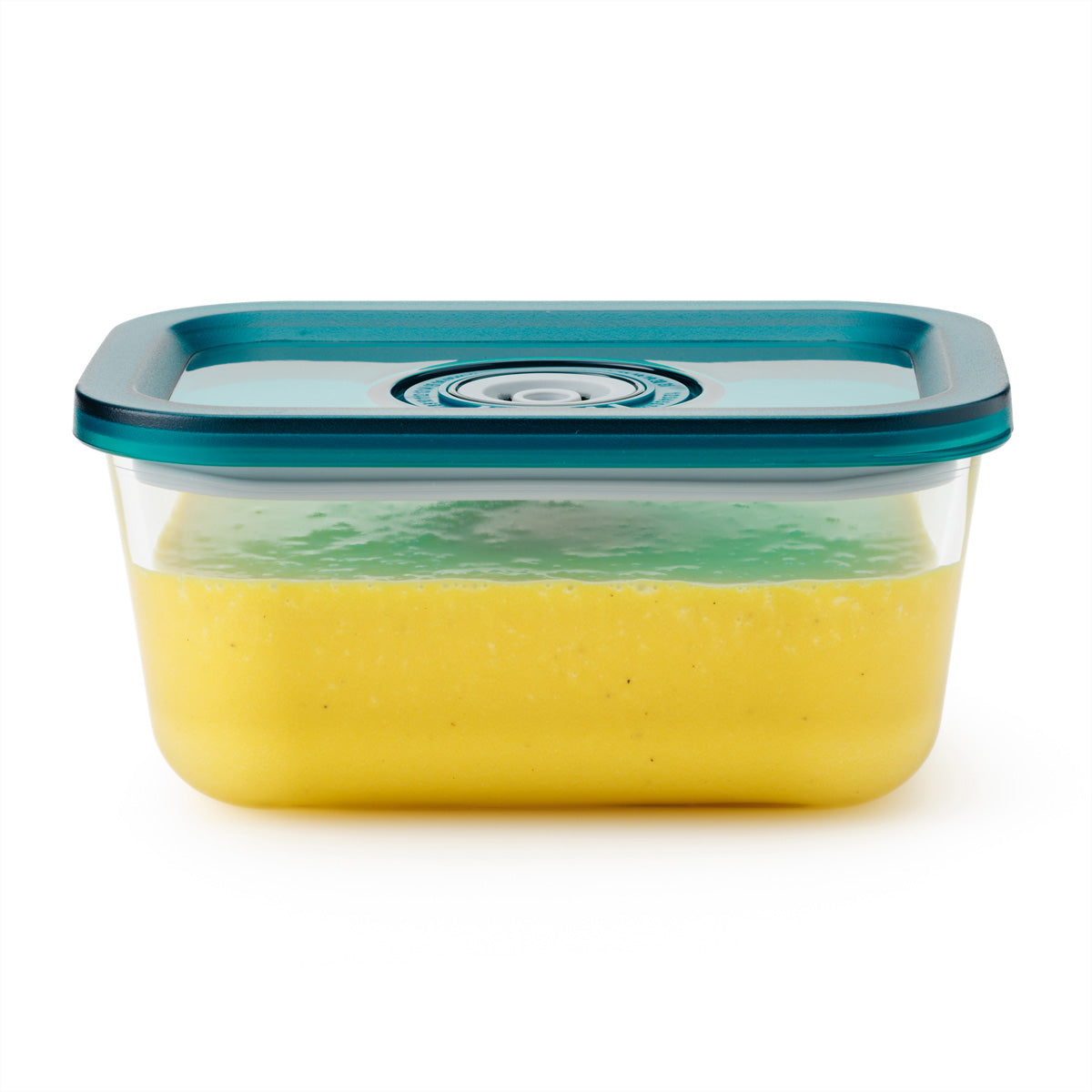 Solis Vakuumiercontainer – 700 ml, Borosilikatglas, Grün/Transparent, für Vakuumiergeräte