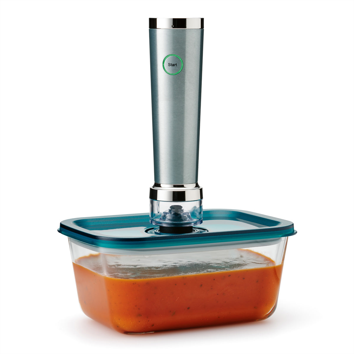 Solis Vakuumiercontainer – 1,3 l, 20 × 14 × 9 cm, für Vac Stick und andere Vakuumgeräte