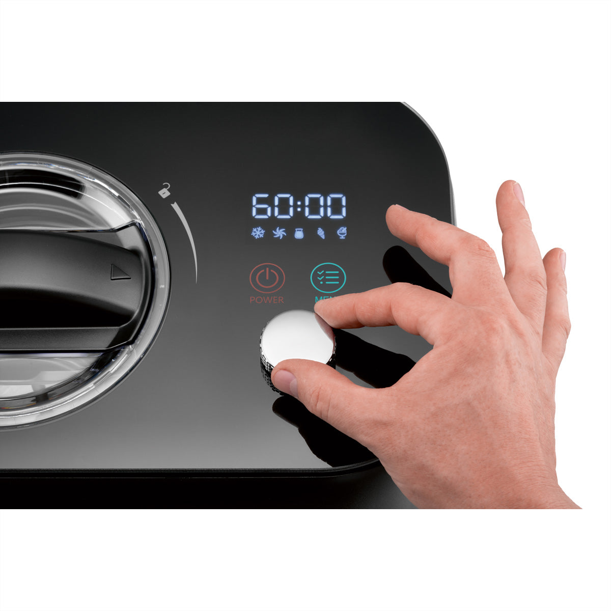 Solis Kompressor-Eismaschine SEV Typ 8505 – Sorbet & Slush, 100 W – schwarz