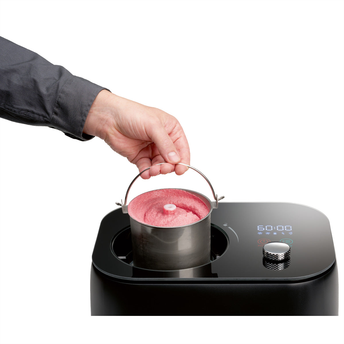 Solis Kompressor-Eismaschine SEV Typ 8505 – Sorbet & Slush, 100 W – schwarz