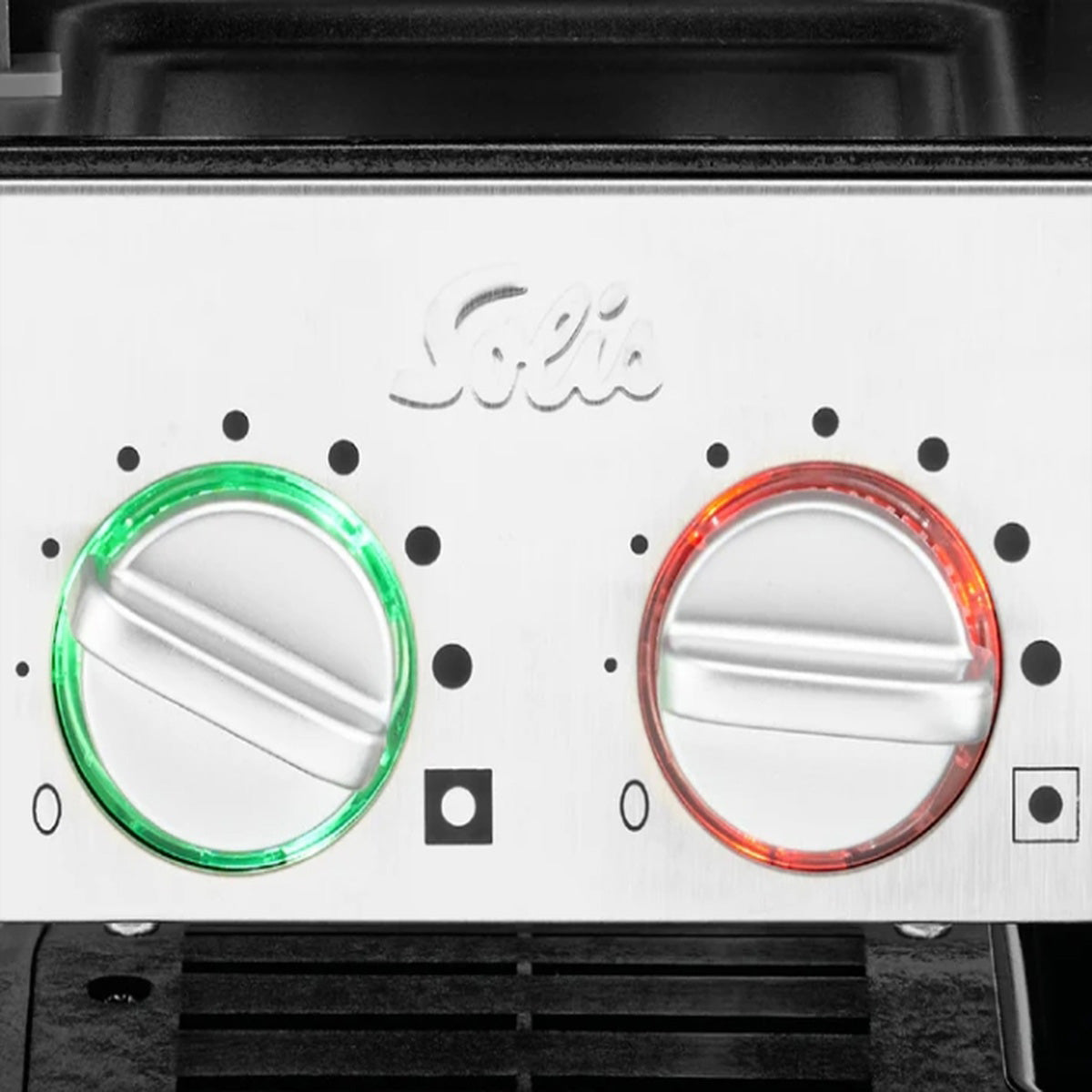 Solis Fondue-Set Combi-Grill 3 in 1 Typ 796 – Fonduetopf 1,3 l, 8 Personen, elektrisch – Edelstahl/Schwarz