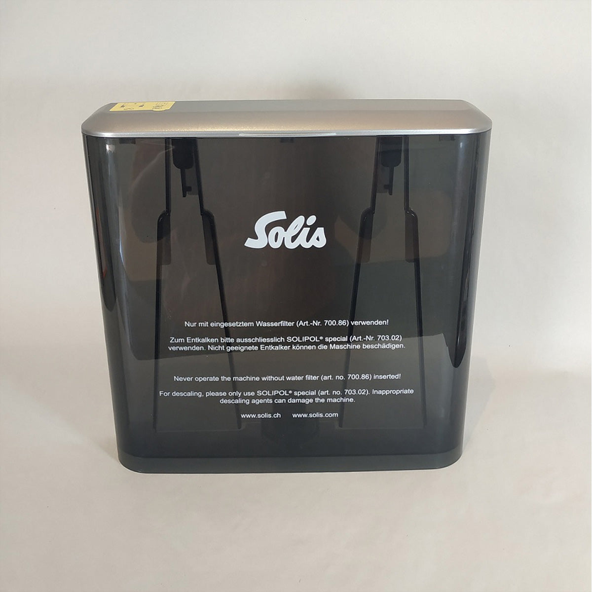 Solis Wasserbehälter – 2,5 l, für Typ 1018, silber
