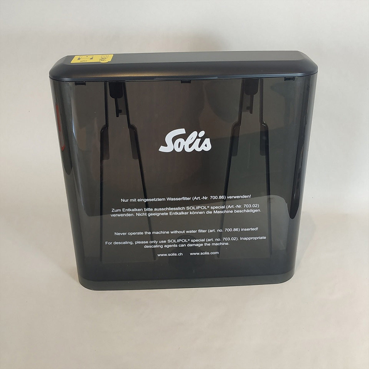 Solis Wasserbehälter – 2,5 l, für Typ 1018, Schwarz