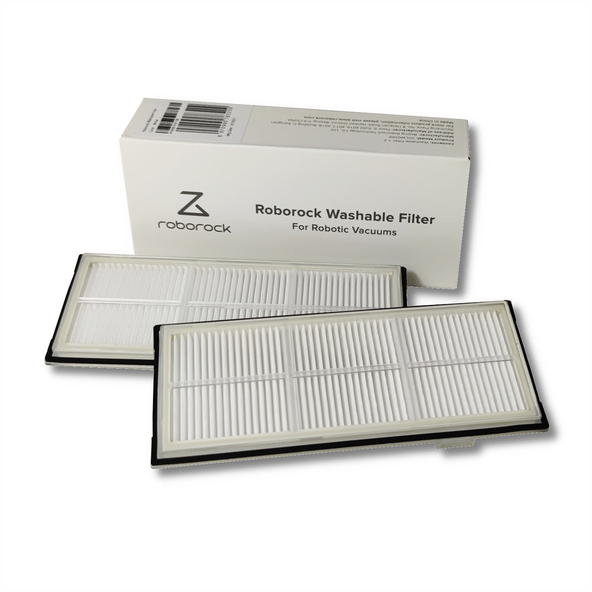 Roborock Staubsaugerfilter – für S7, S7+, S7 MaxV (Auswahl) – 40 × 150 × 70 mm – 2 Stk. – HEPA – Weiss