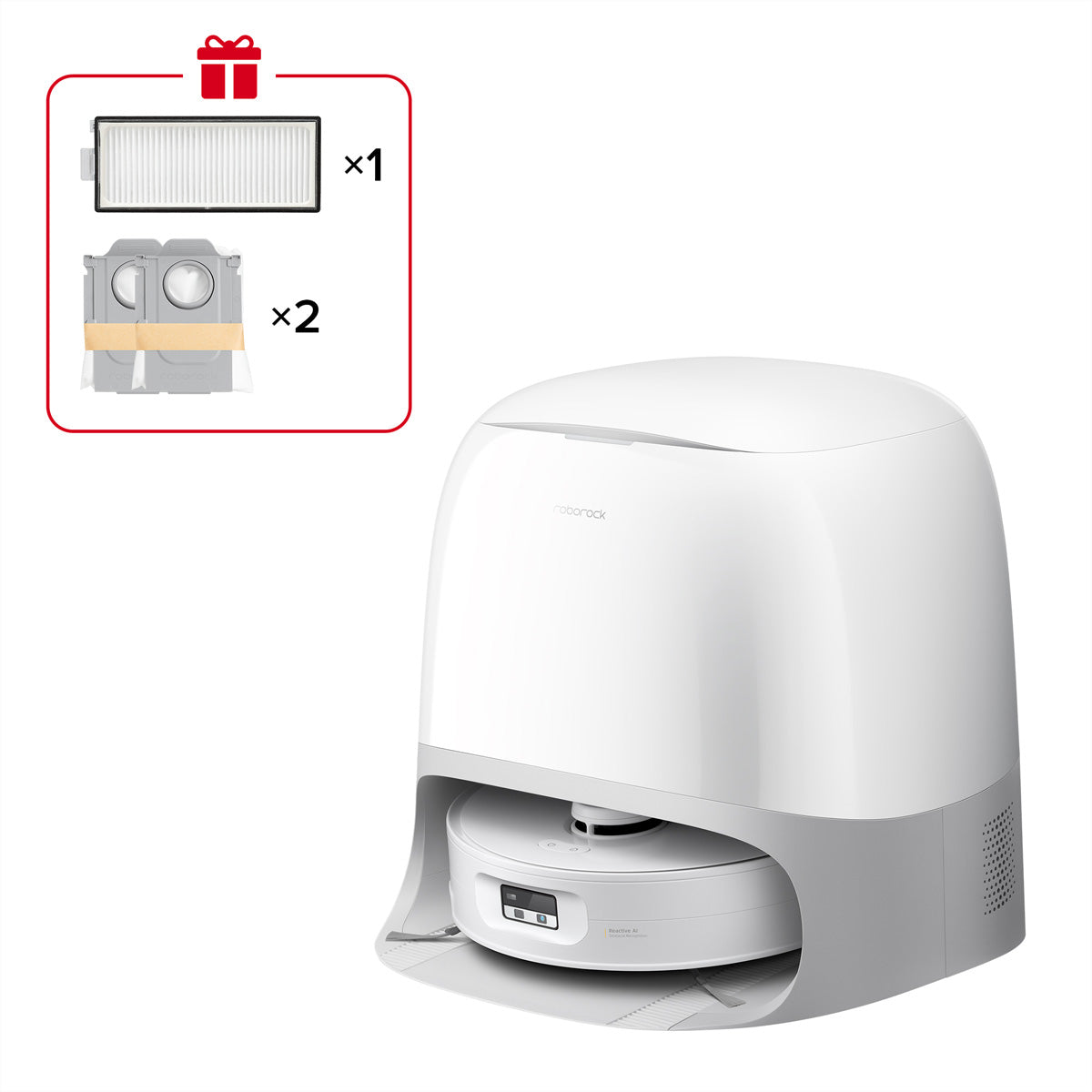 Roborock Qrevo Curv 2 FlowX Saugroboter mit Wischfunktion – 20000 Pa, 228 min, Höhe 353 mm