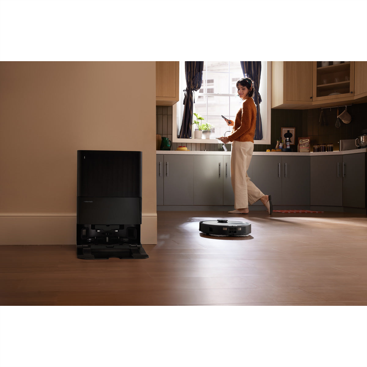 Roborock Qrevo S ProX Saugroboter mit Absaugstation und Wischfunktion – 18500 Pa, 180 min, Höhe 97 mm