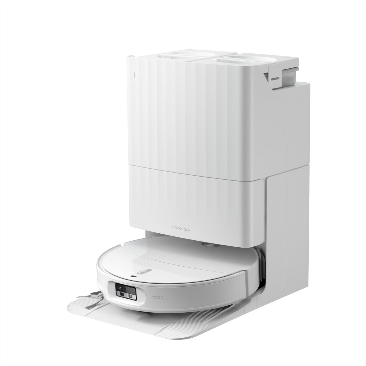 Roborock Qrevo Edge 2X Saugroboter mit Absaugstation und Wischfunktion – 25000 Pa, 188 min, Höhe 80 mm