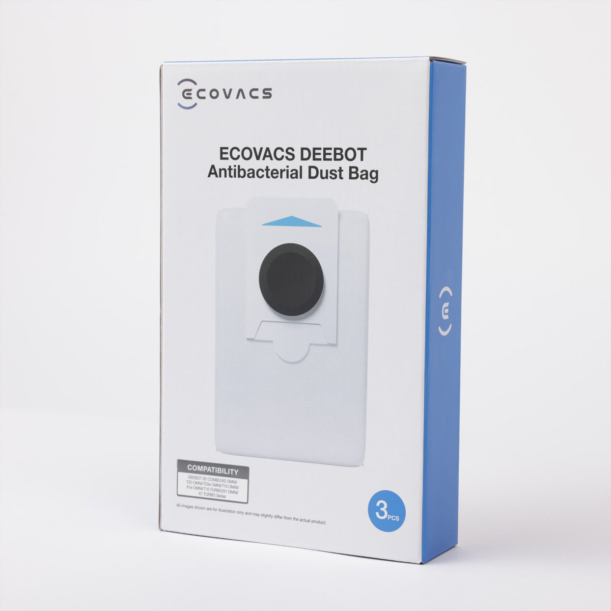 Ecovacs Staubbeutel All-in-One-Station – 3 Stück, 3 l, für Deebot X2 OMNI/T30S COMBO