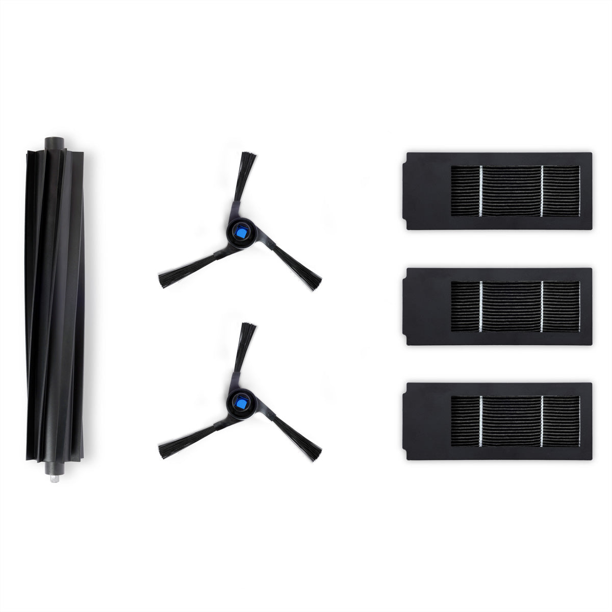 Ecovacs Ersatzset – 1 Hauptbürste, 2 Seitenbürsten, 3 Feinstaubfilter – für DEEBOT X2 OMNI/X2 COMBO
