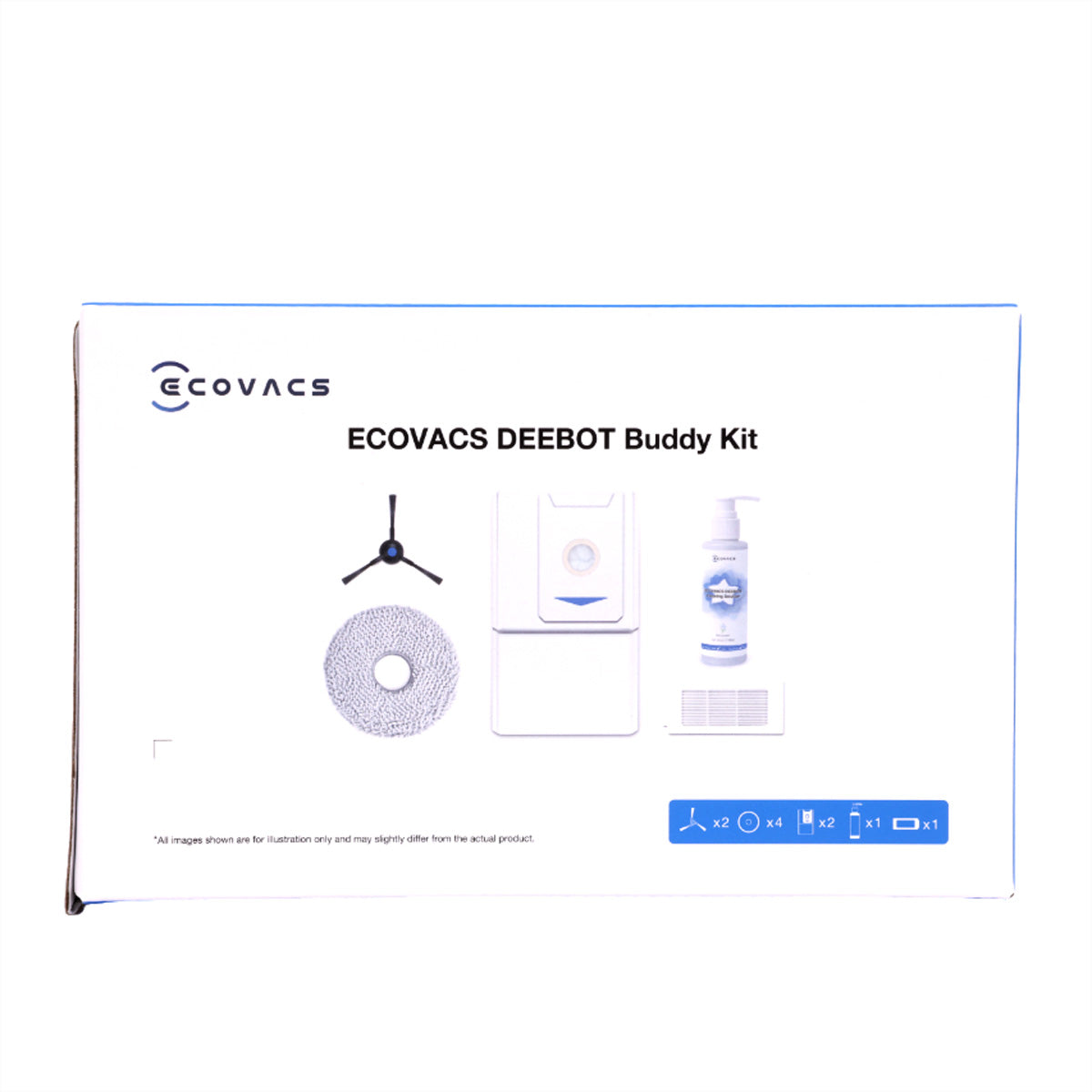 Ecovacs Zubehör-Set – 10 Stück, für DEEBOT T30/T30 PRO