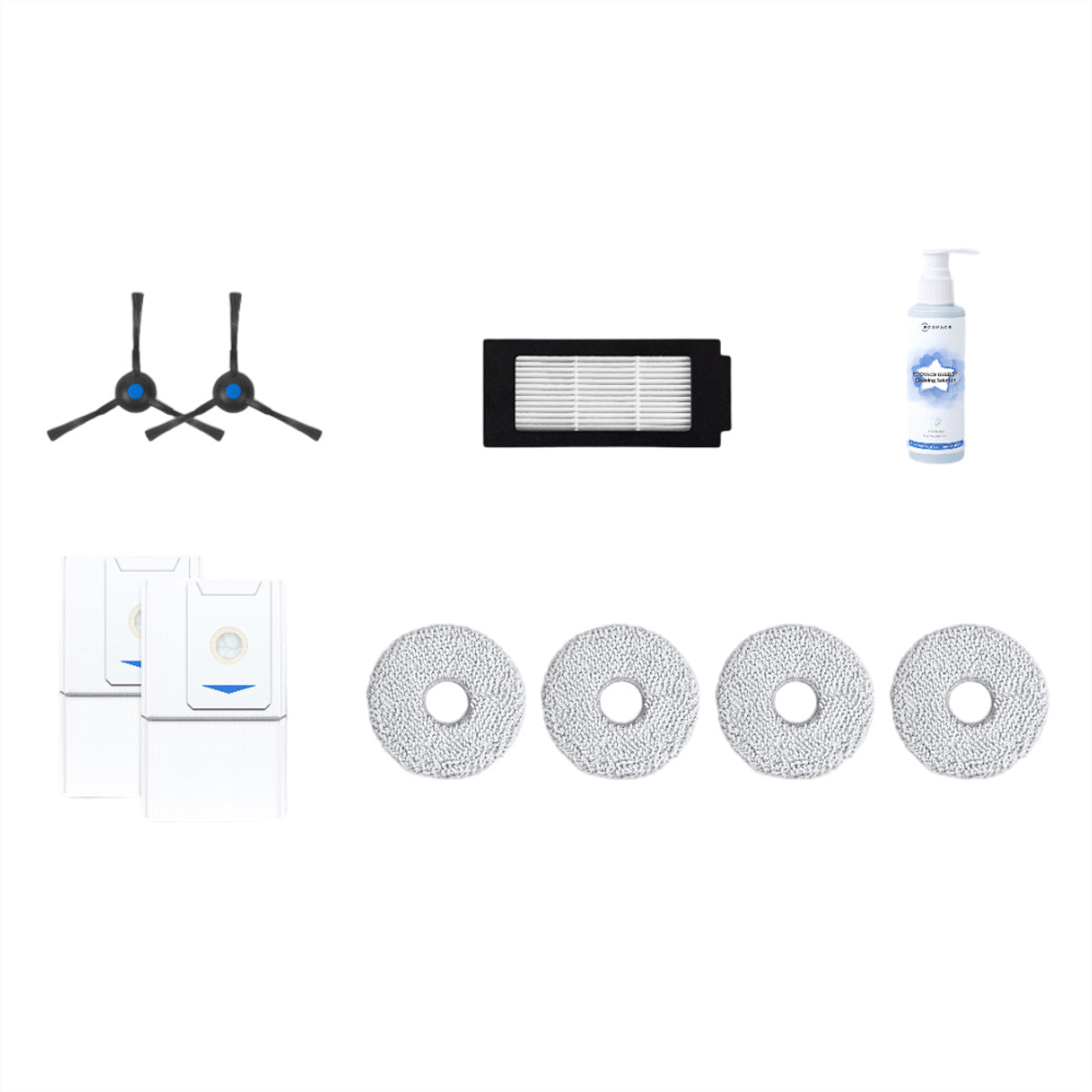 Ecovacs Zubehör-Set – 10 Stück, für DEEBOT T30/T30 PRO