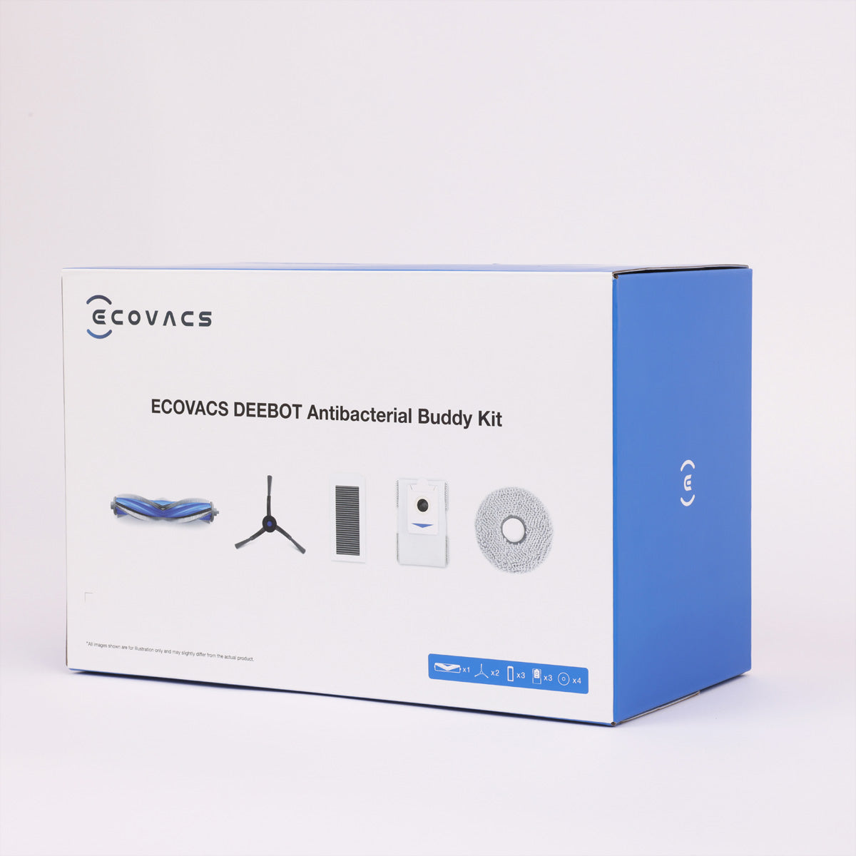 Ecovacs Reinigungsgeräte-Zubehör Ersatzset X5-Serie – 13 Stk. – für DEEBOT X5