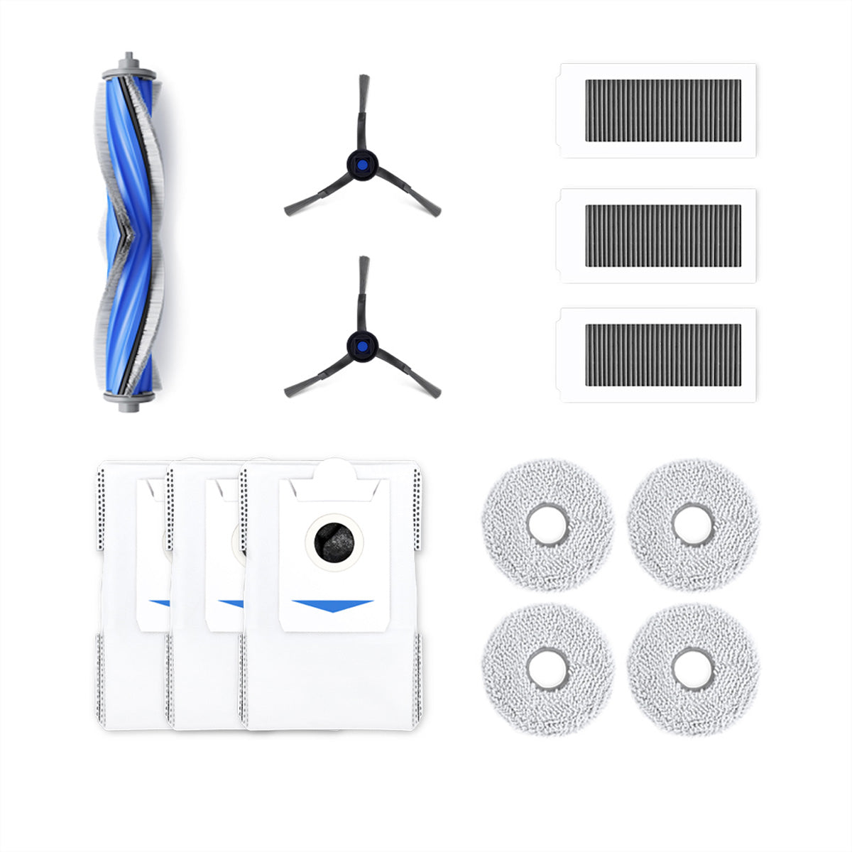 Ecovacs Reinigungsgeräte-Zubehör Ersatzset X5-Serie – 13 Stk. – für DEEBOT X5