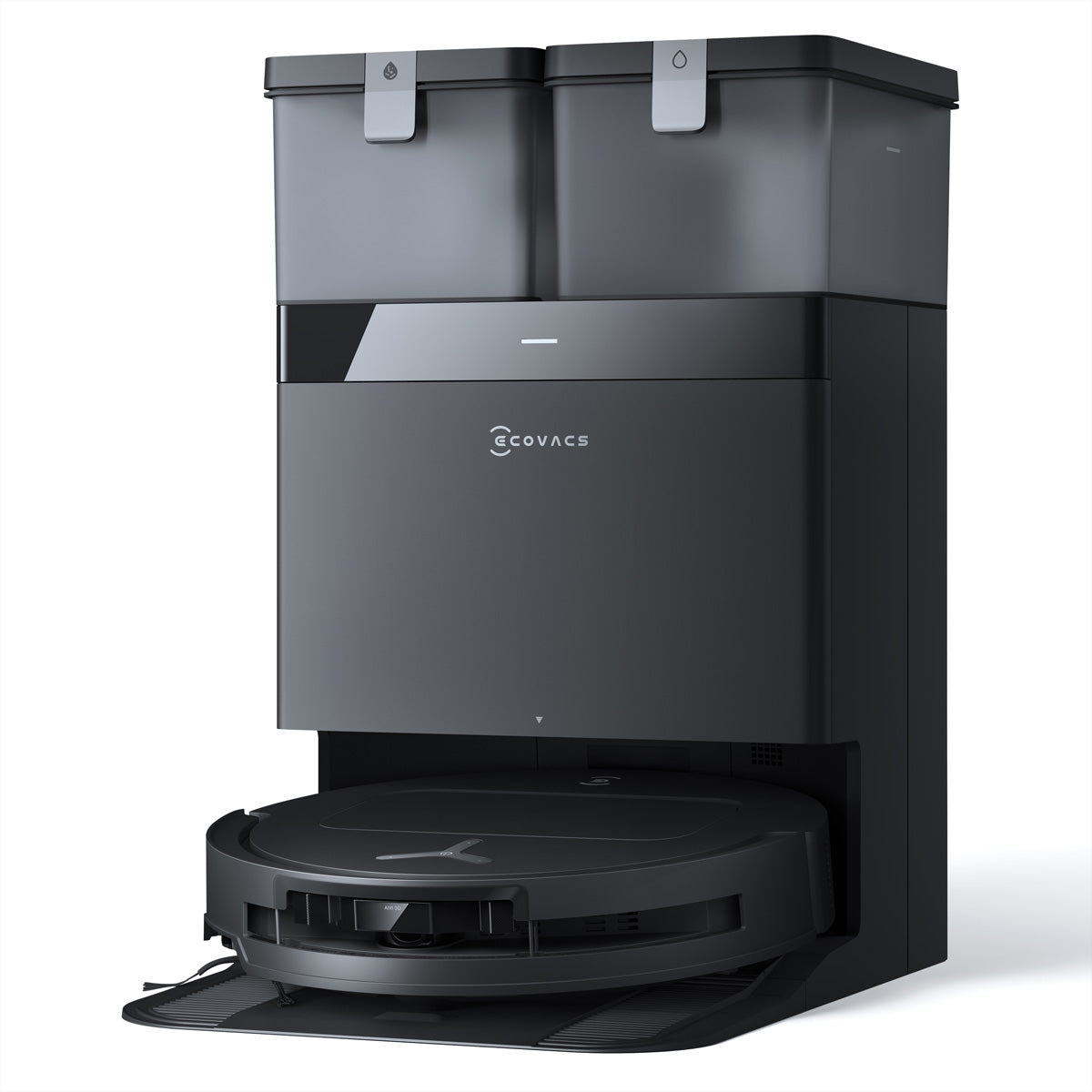 Ecovacs Saugroboter DEEBOT T50 OMNI Gen2 mit Absaugstation und Wischfunktion – 21000 Pa, 180 min, Höhe 81 mm