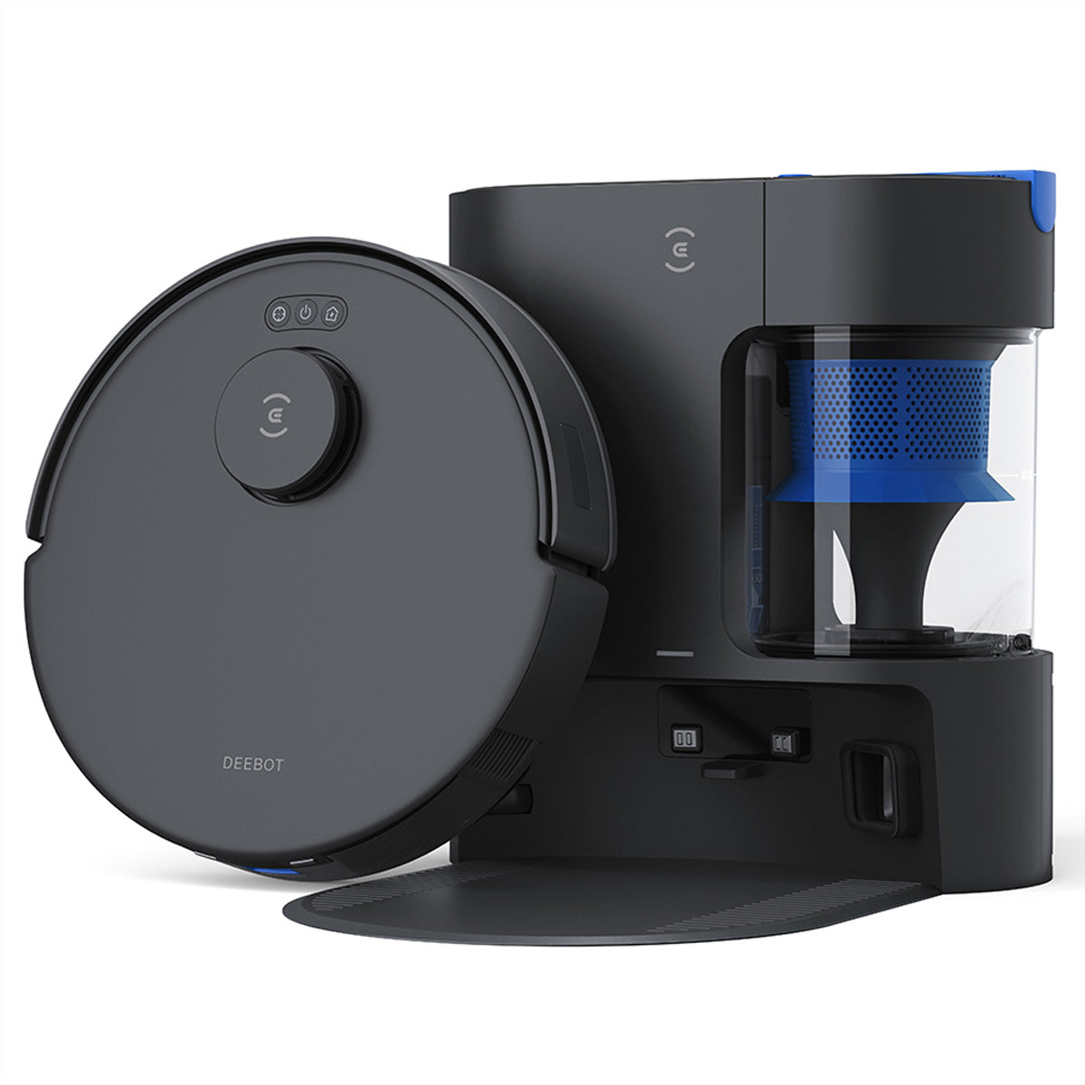 Ecovacs Saugroboter DEEBOT N20 Pro Plus mit Absaugstation und Wischfunktion – 8000 Pa, 300 min, Höhe 96 mm