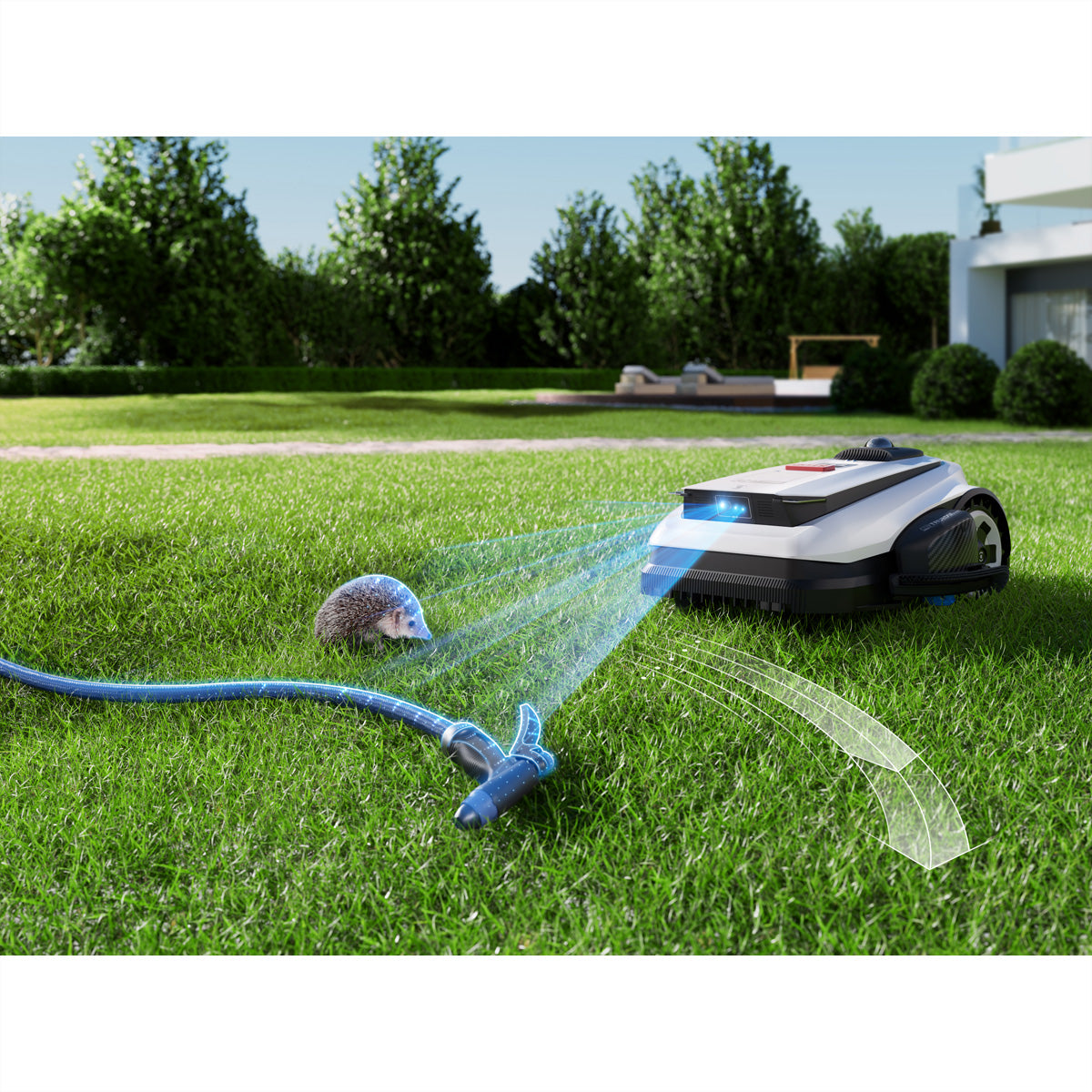 Ecovacs GOAT A3000 LiDAR Pro – Mähroboter – 3000 m², 33 cm Schnittbreite, 70 min Ladezeit