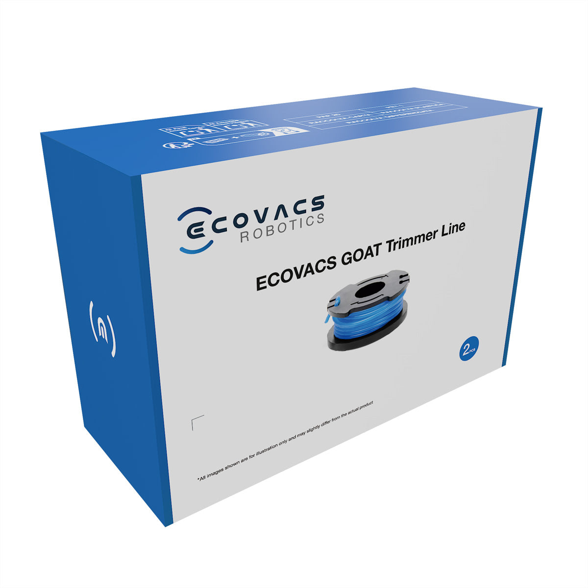 Ecovacs Trimmerfaden 3000 mm – 2 Stk. – für GOAT O1200, A1600, A3000 LiDAR PRO