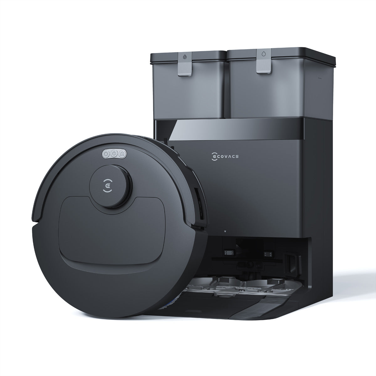 Ecovacs Saugroboter DEEBOT T30e OMNI, mit Absaugstation, mit Wischfunktion – 25000 Pa, 180 min, Höhe 100 mm