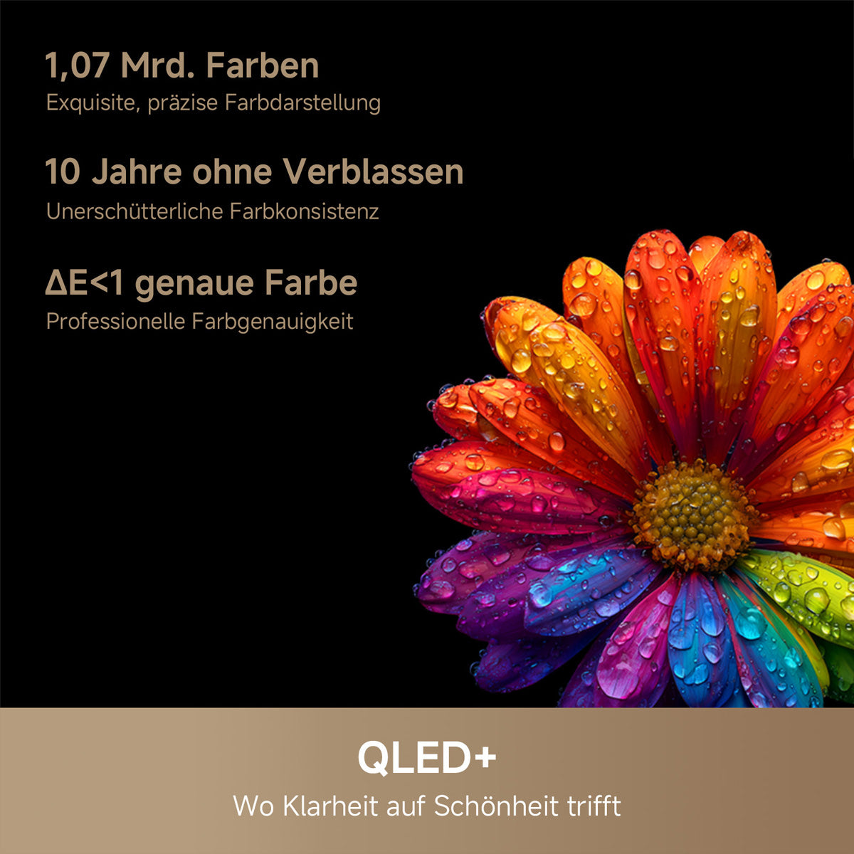 Dreame S100 – 65" TV – 4K UHD – Mini-LED QLED – Google TV – 144 Hz – 350 cd/m² – Dolby Vision, HDR10+